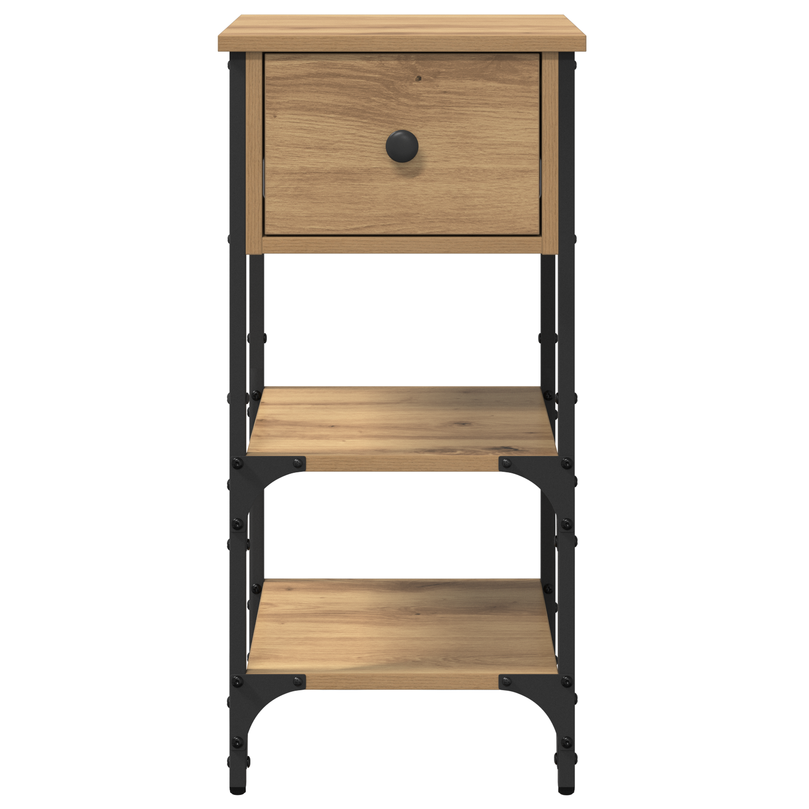 Bedside Cabinets 2 pcs Artisan Oak 34x36x70 cm Engineered Wood - Image 7