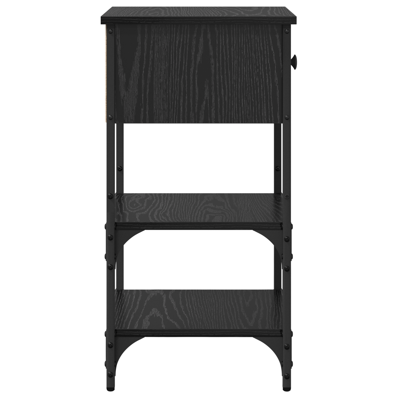 Bedside Cabinets 2 pcs Black Oak 34x36x70 cm Engineered Wood - Image 8