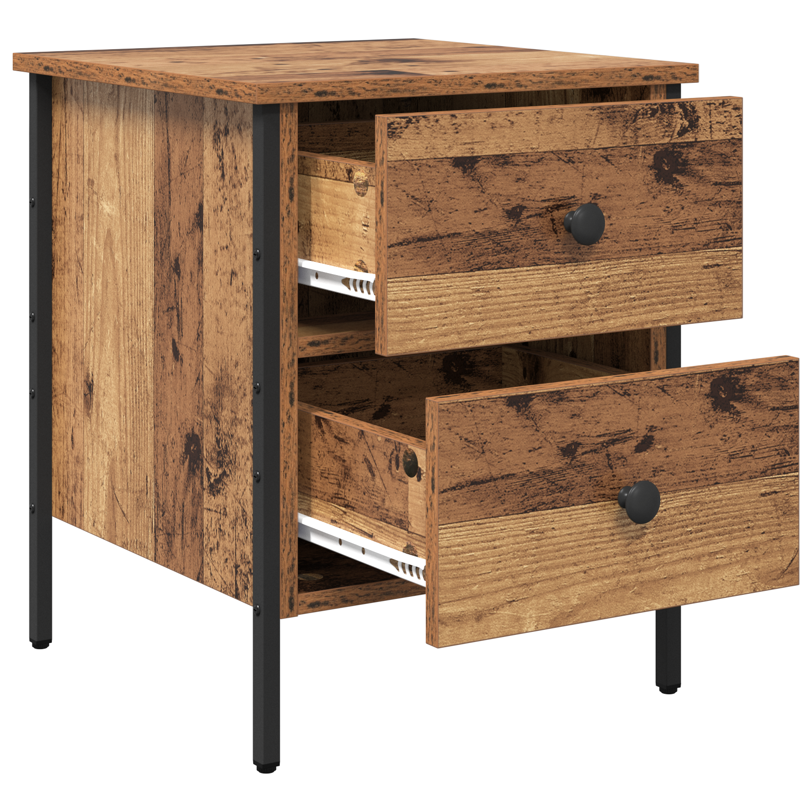 Bedside Cabinet Old Wood 40x42x50 cm Engineered Wood - Image 5