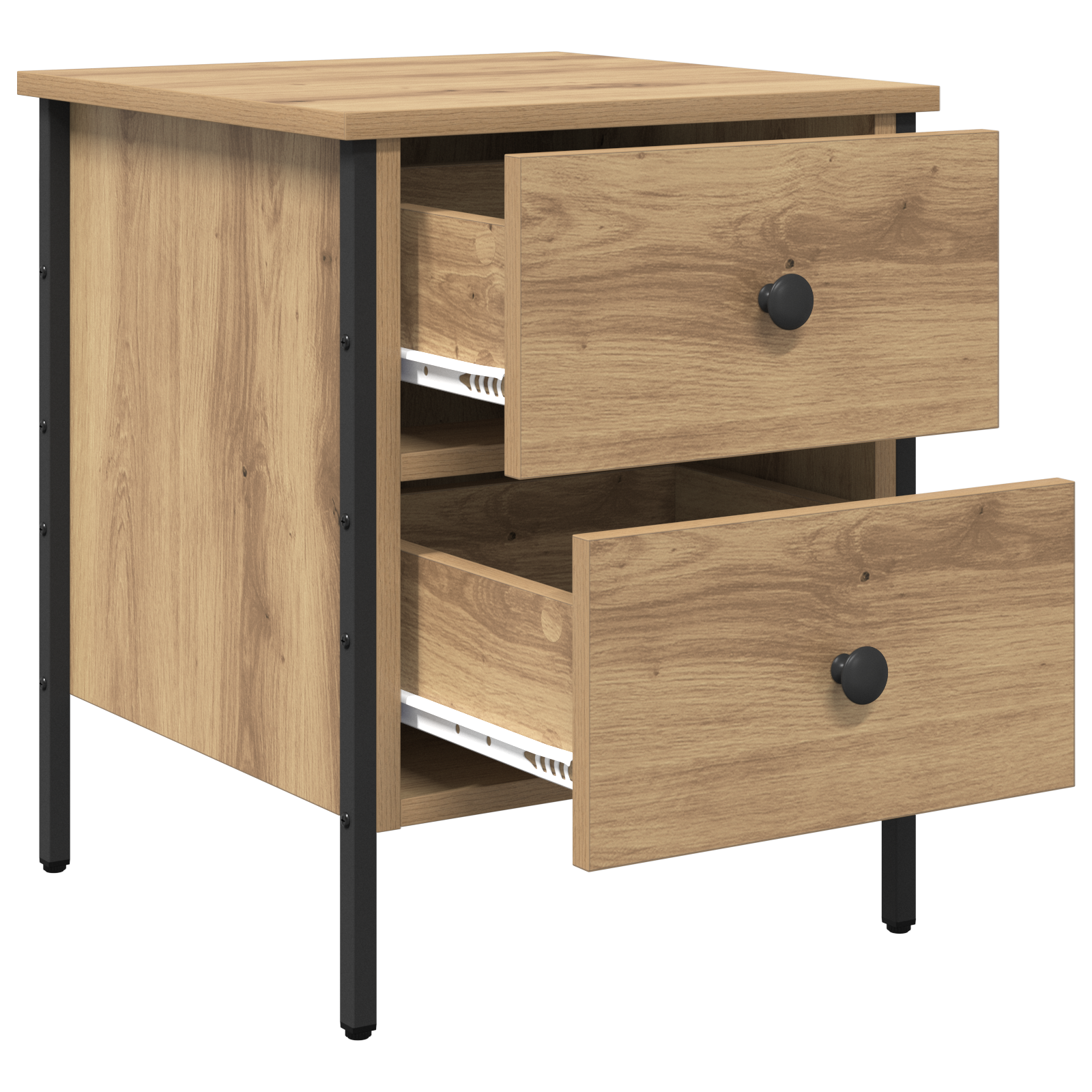 Bedside Cabinet Artisan Oak 40x42x50 cm Engineered Wood - Image 5
