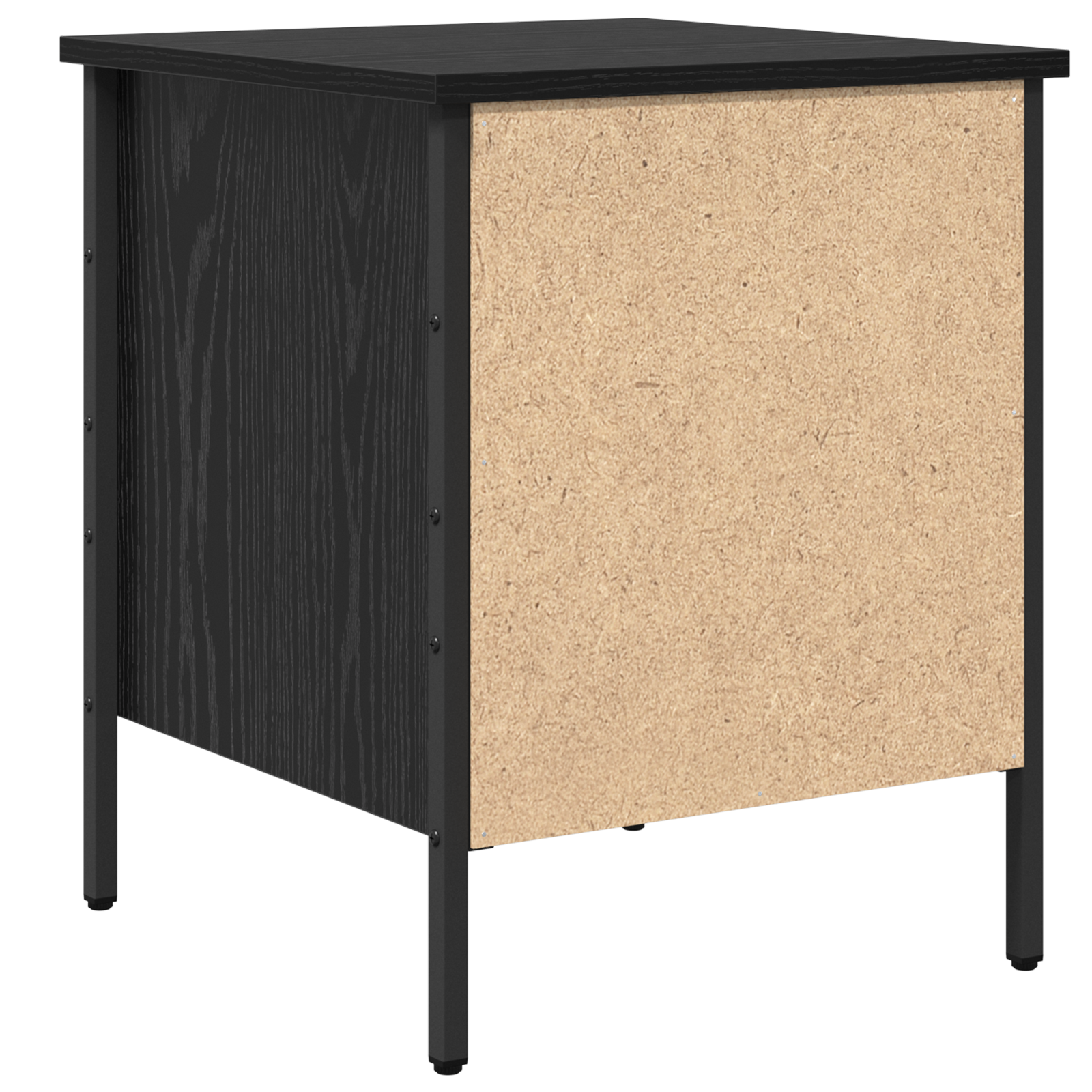 Bedside Cabinet Black Oak 40x42x50 cm Engineered Wood - Image 8