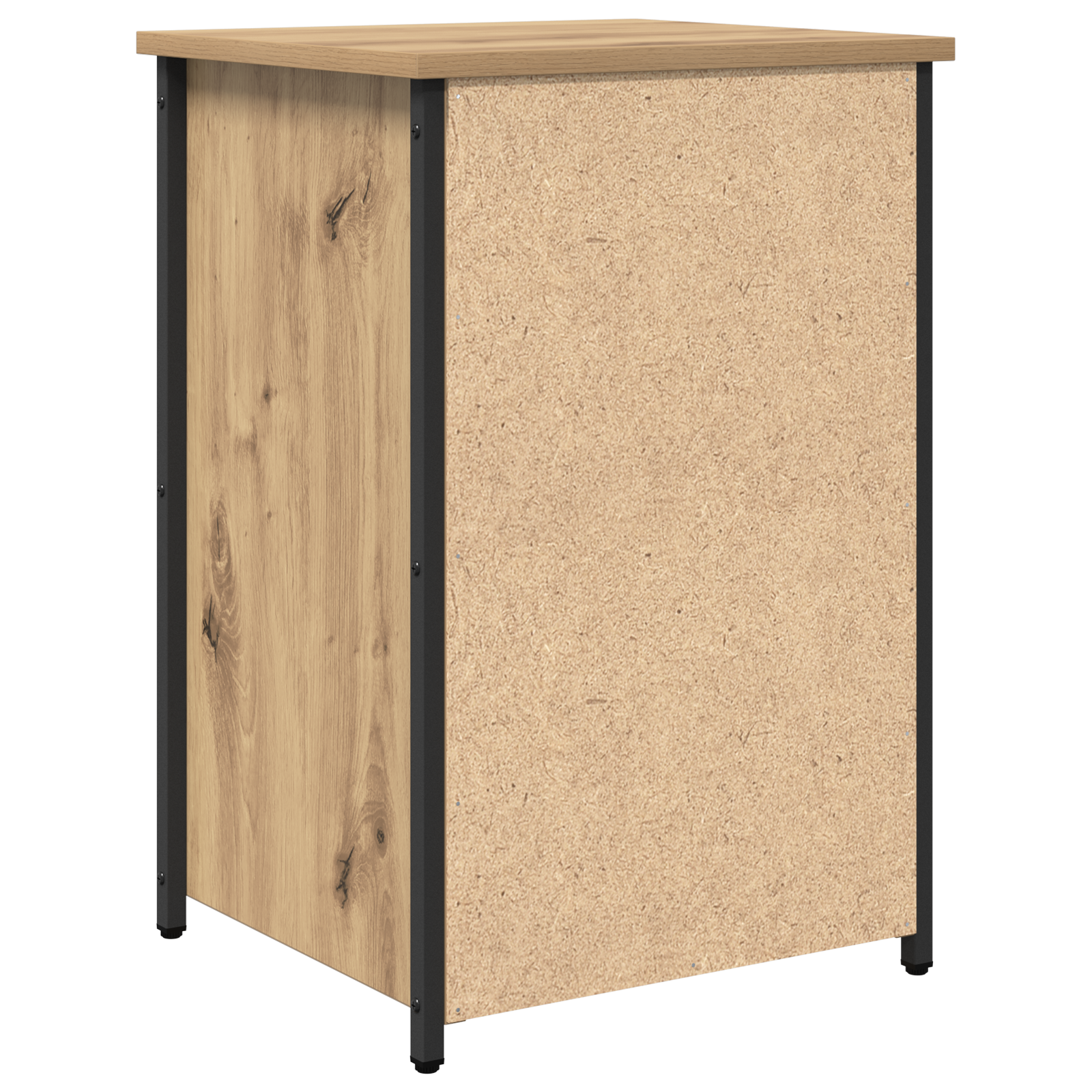 Bedside Table Artisan Oak Engineered wood Compact Durable - Image 8