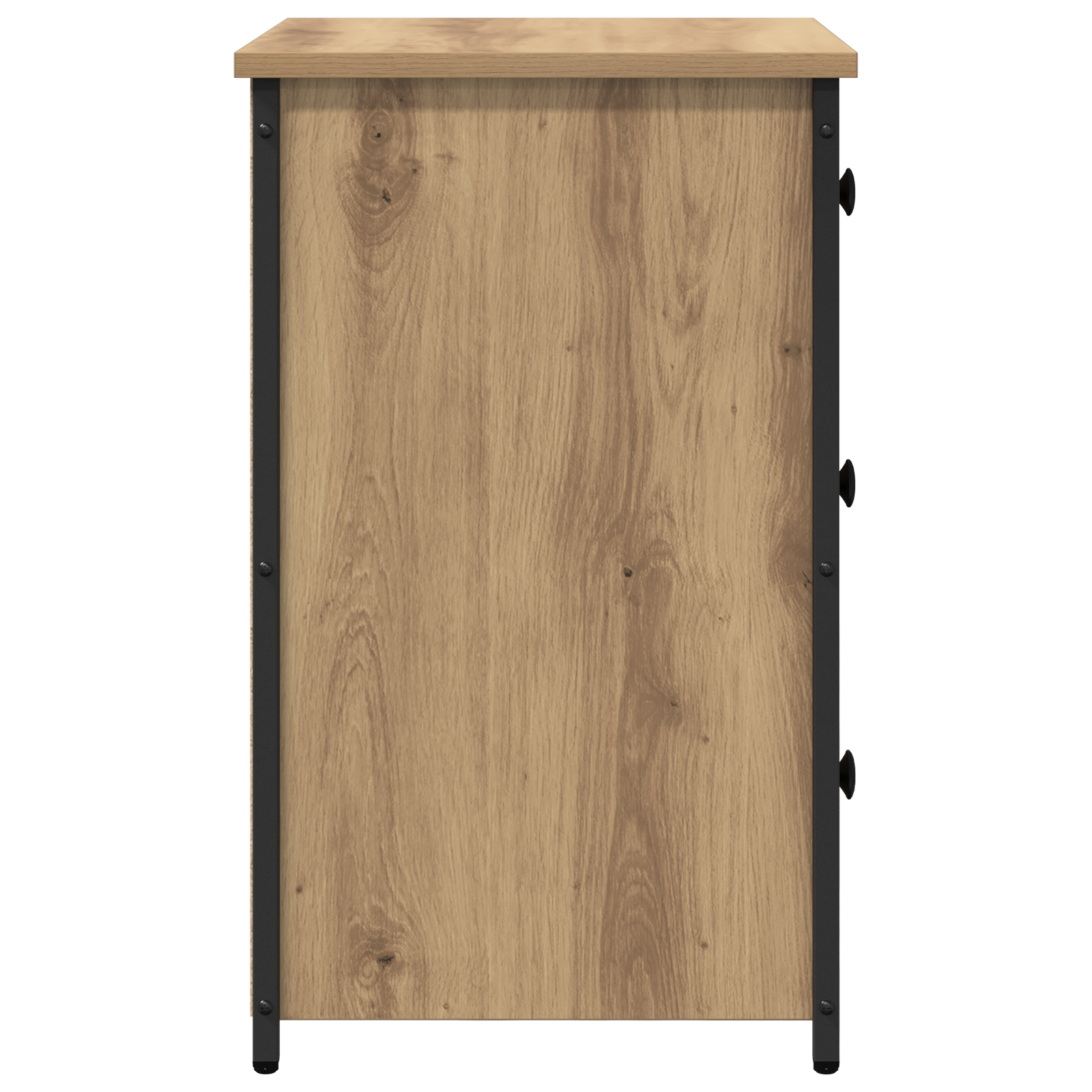 Bedside Table Artisan Oak Engineered wood Compact Durable - Image 7