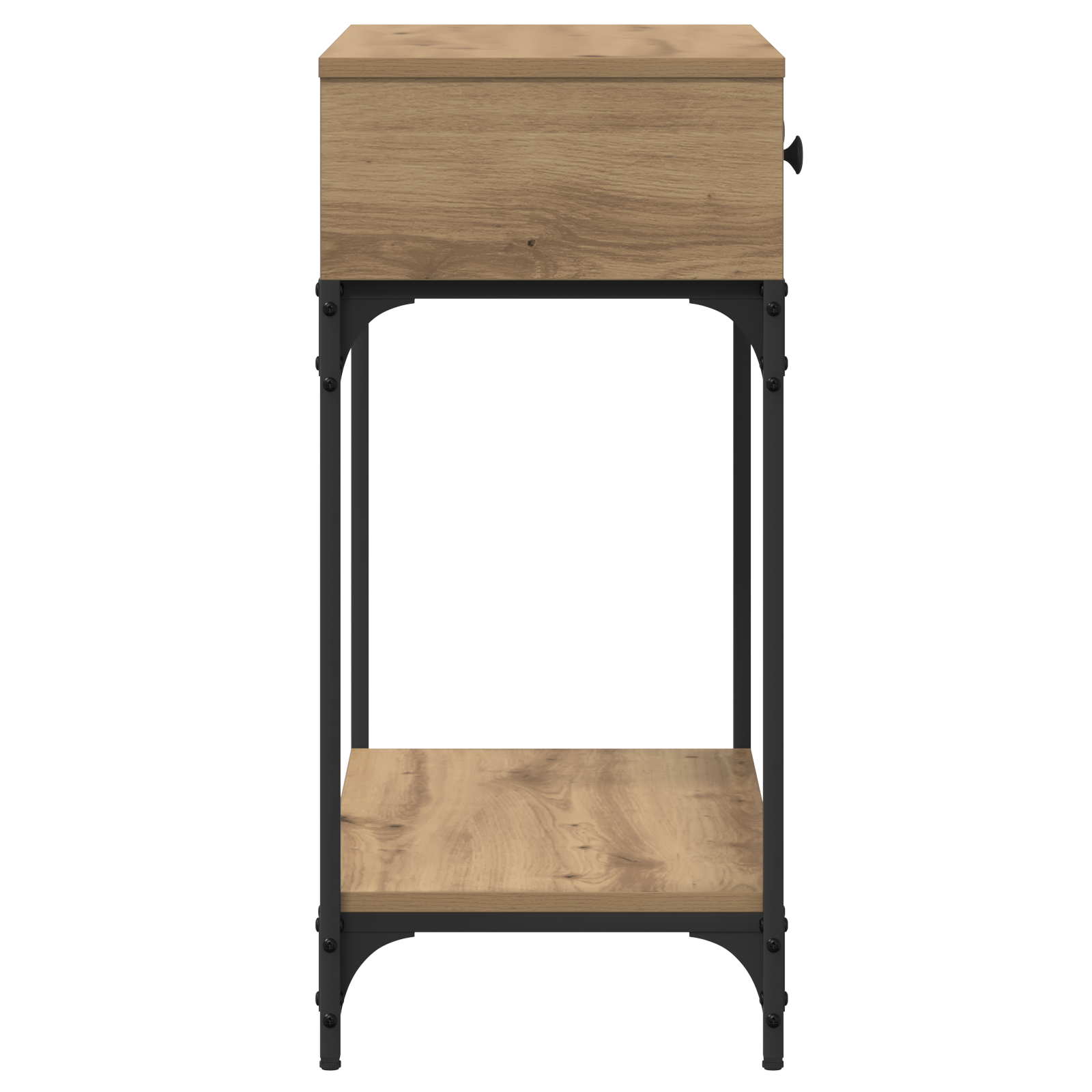 Console Table Artisan Oak 75x34.5x75 cm Engineered Wood - Image 6