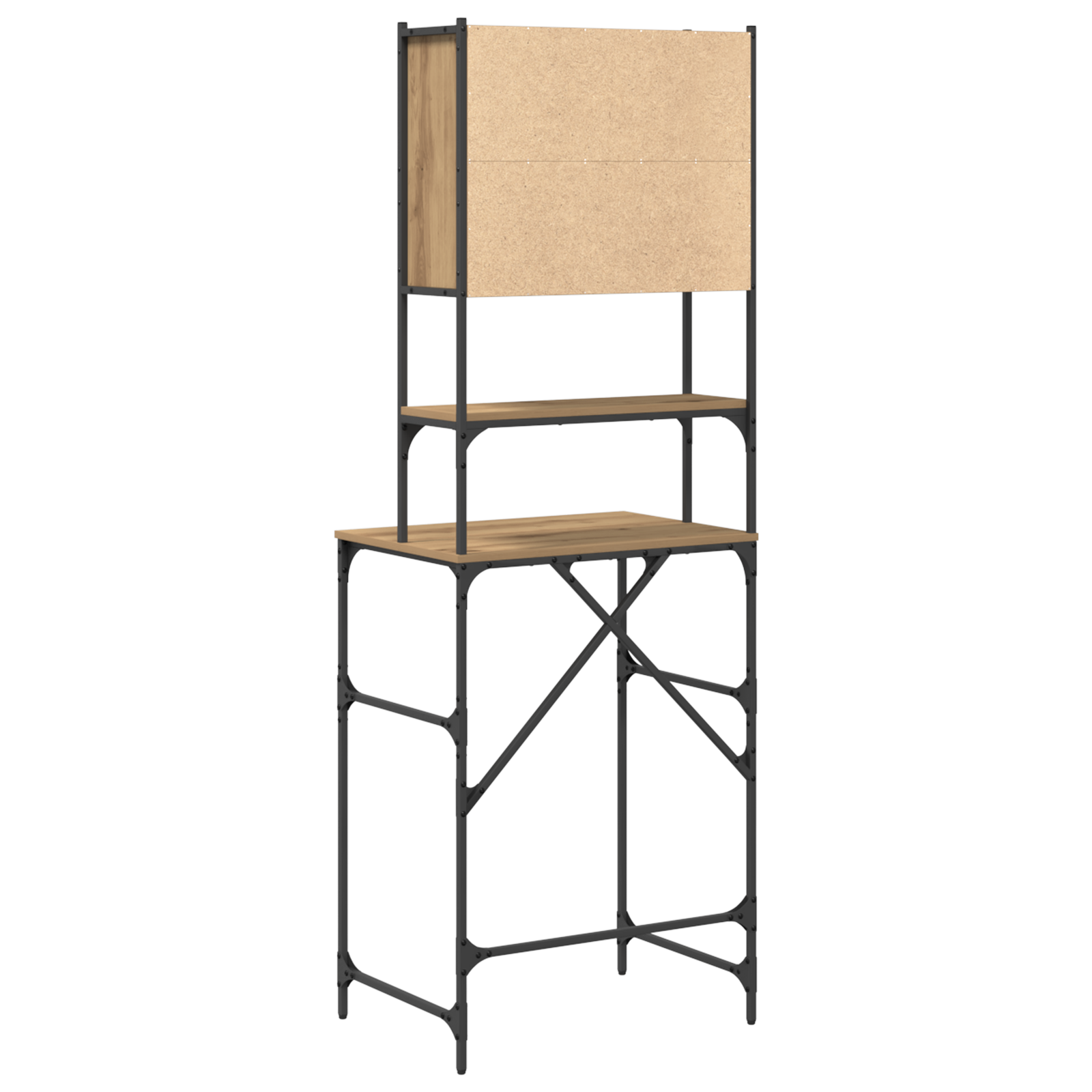 Washing Machine Cabinet Artisan Oak 68x48,5x194 cm - Image 8