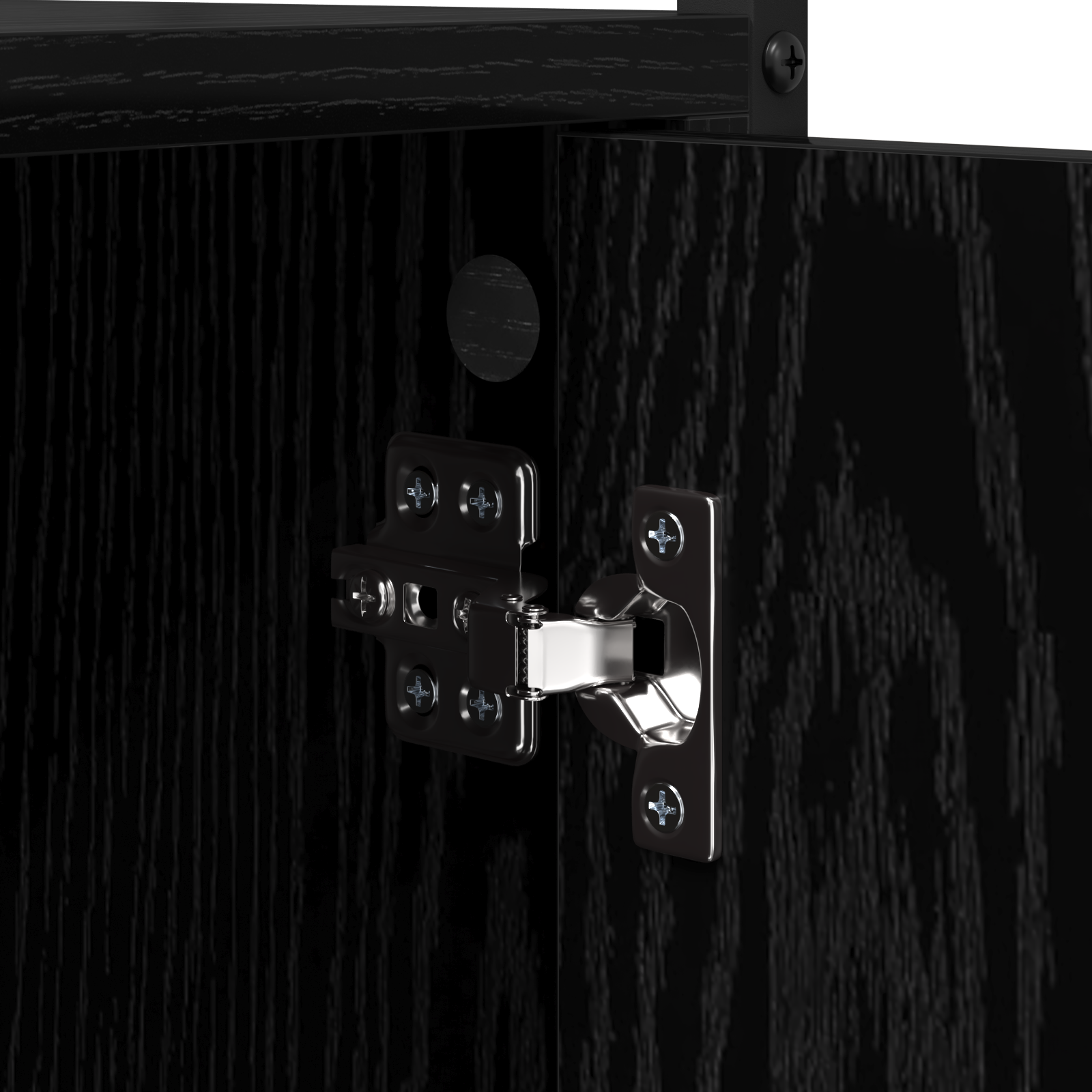 Washing Machine Cabinet Black Oak 68x48.5x194 cm - Image 9