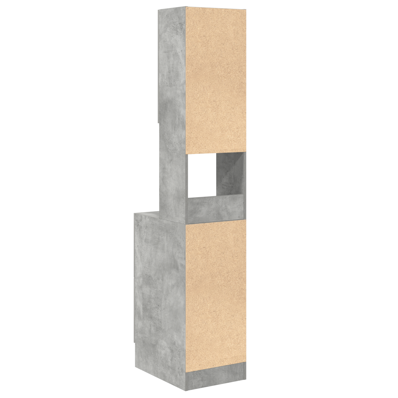 Kitchen Cabinet Concrete Grey 35x50x180 cm Engineered Wood - Image 8