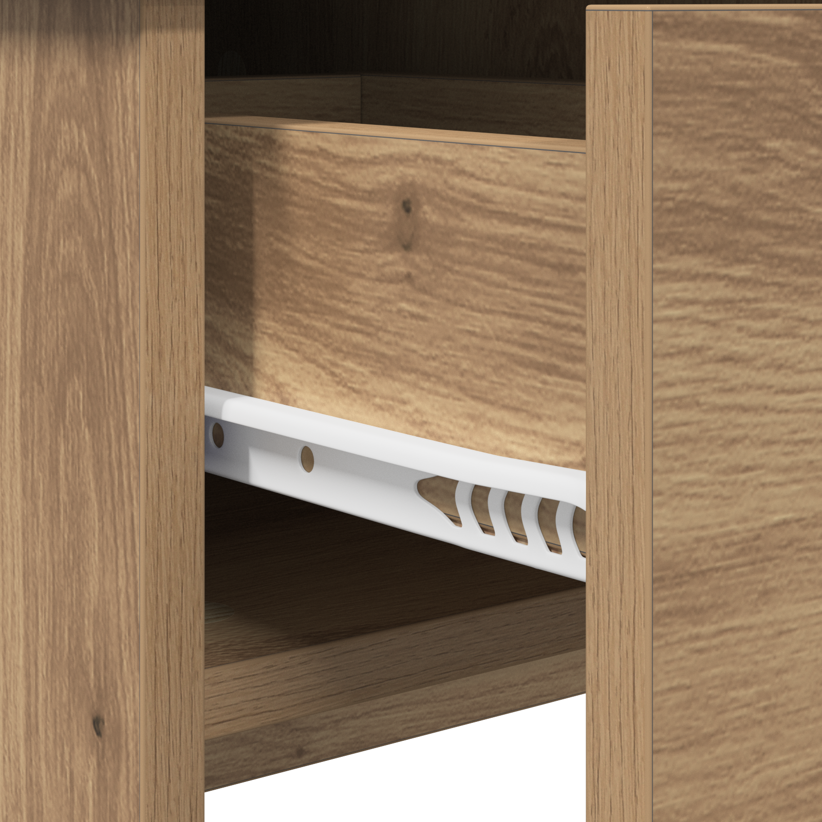 Dressing Table with Mirror Artisan Oak 100x45x76 cm - Image 11