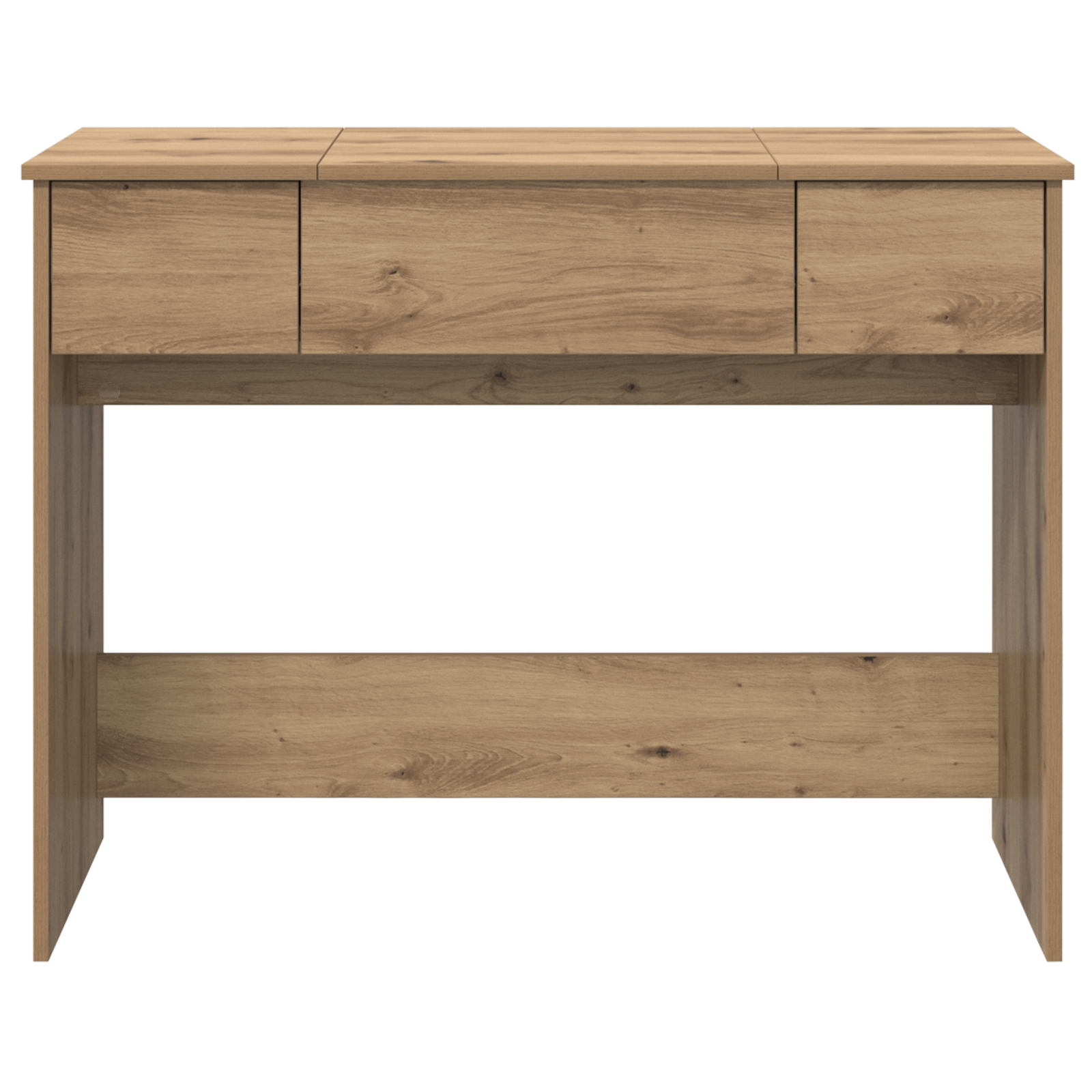 Dressing Table with Mirror Artisan Oak 100x45x76 cm - Image 7