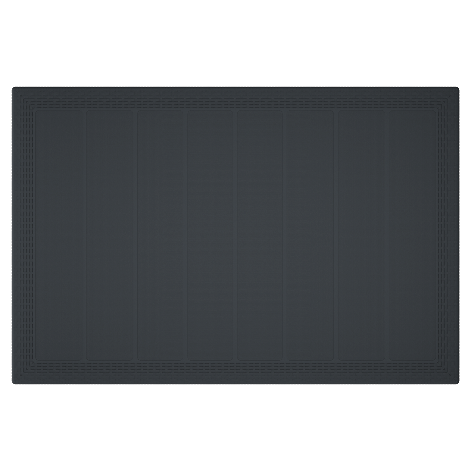 Garden Table Anthracite 150x100x73 cm Poly Rattan - Image 7