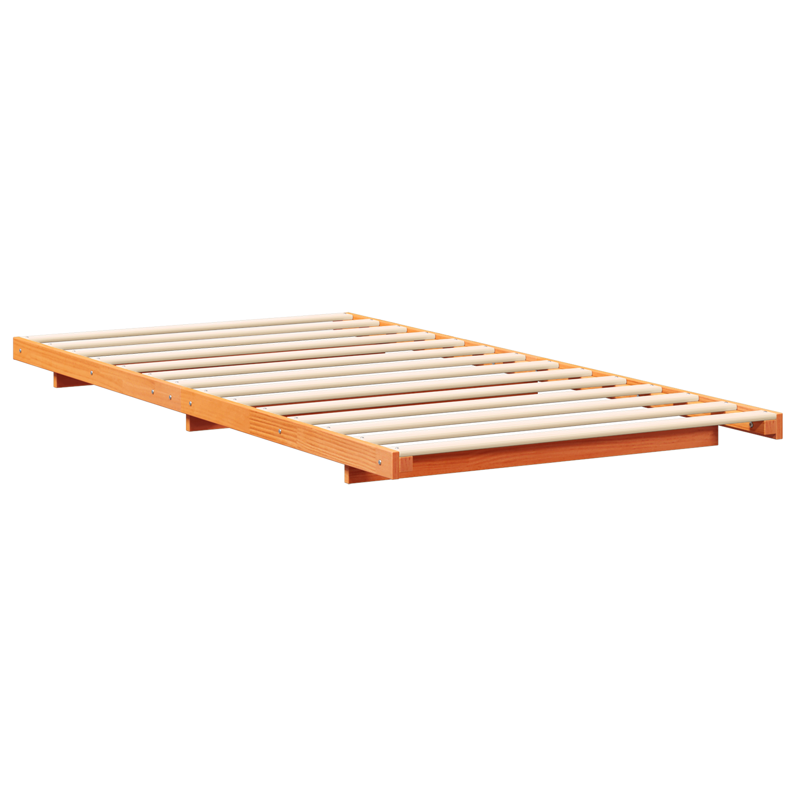 Bedframe Wasbruin 100 x 220 cm Massief grenenhout