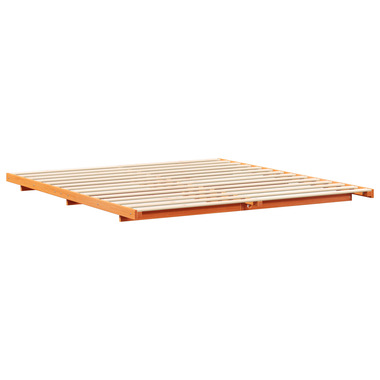 Bedframe Wasbruin 200 x 220 cm Massief grenenhout