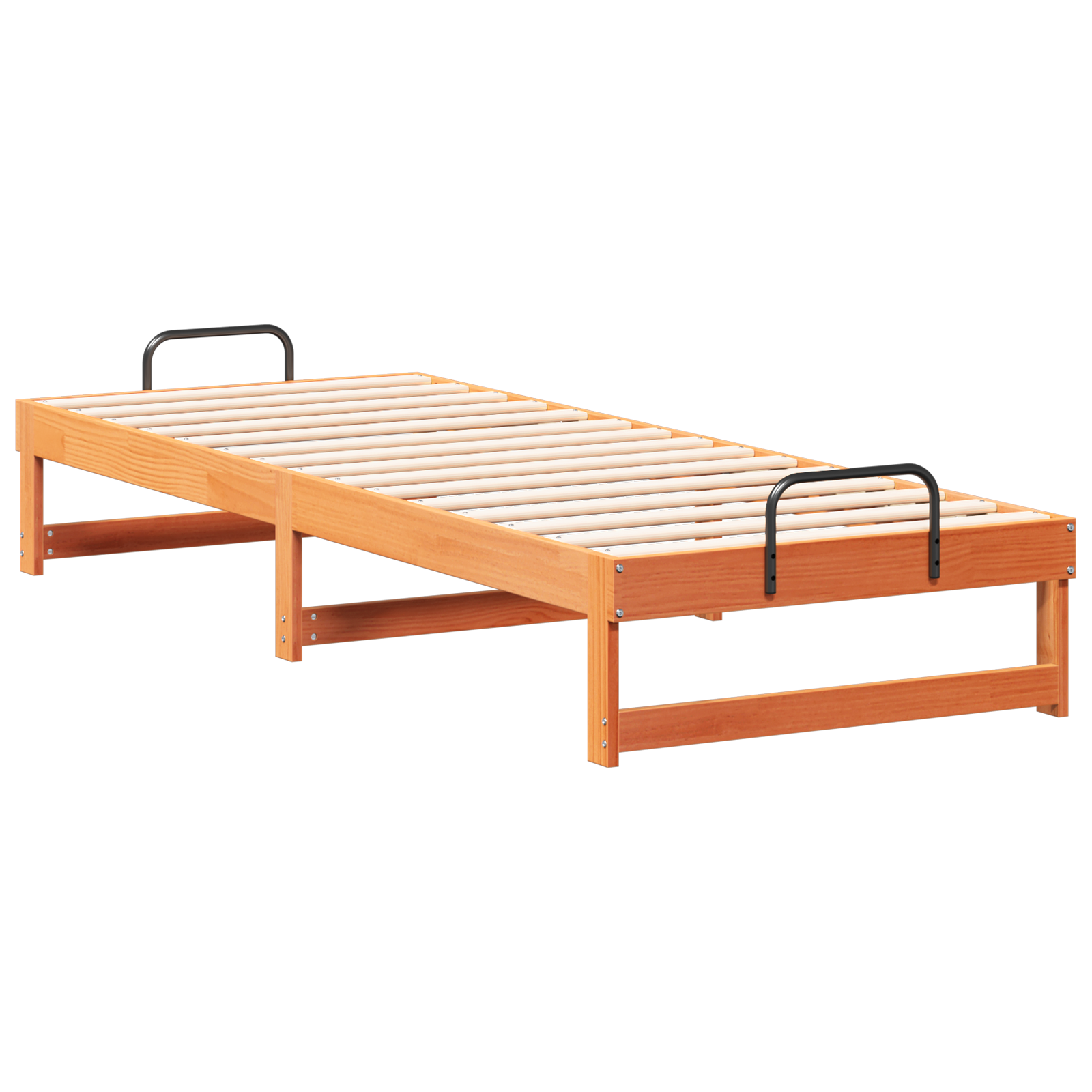 Bedframe Bruin 80 x 200 cm Massief grenenhout