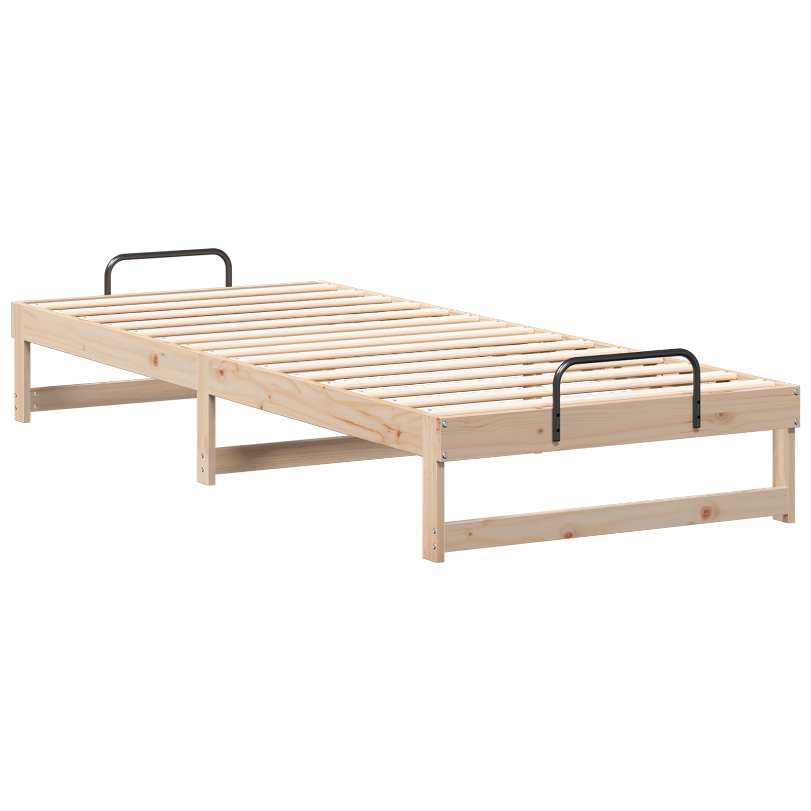 Bedframe Bruin 80 x 220 cm Massief grenenhout