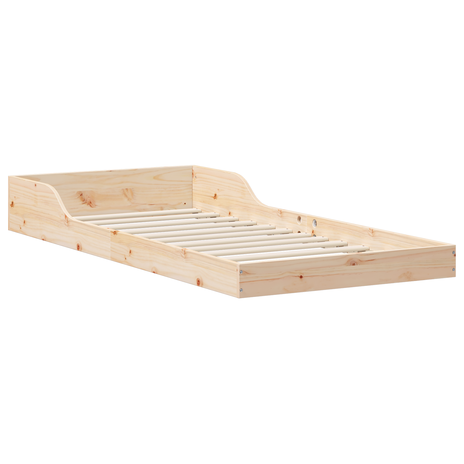 Bedframe Naturel 80 x 200 cm Massief grenenhout