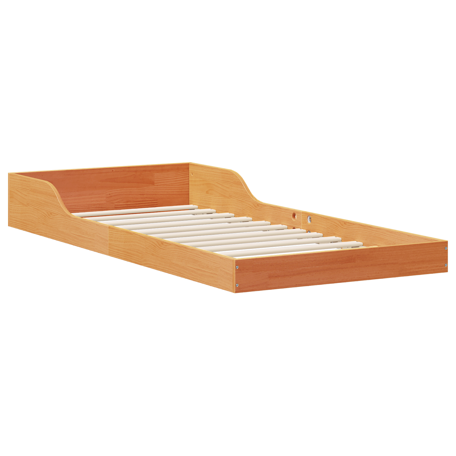 Bedframe Wasbruin 90 x 190 cm Massief grenenhout
