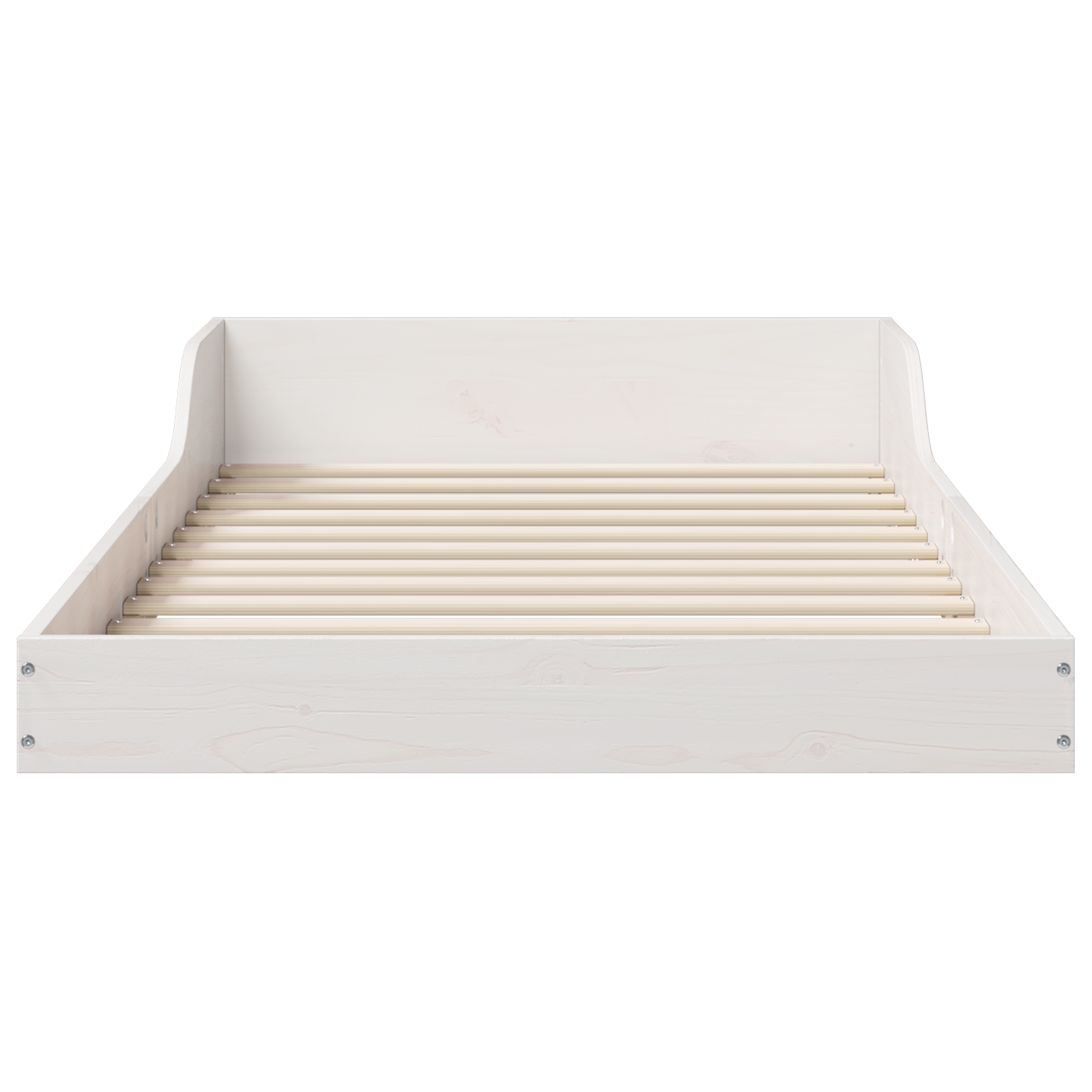 Bedframe Wit 80 x 220 cm Massief grenenhout