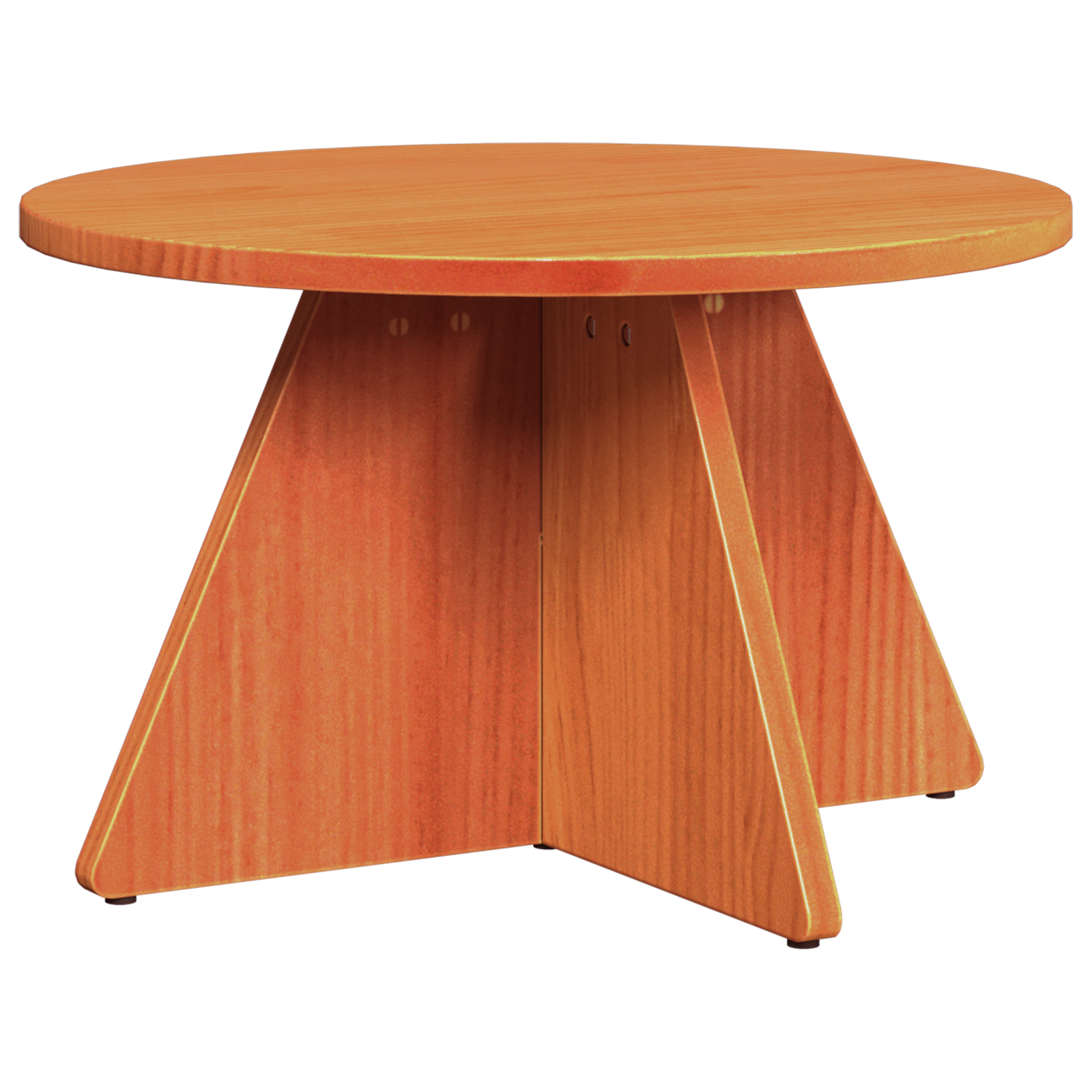 Salontafel 3 pcs Wasbruin 49 x 49 x 30 cm Massief grenenhout
