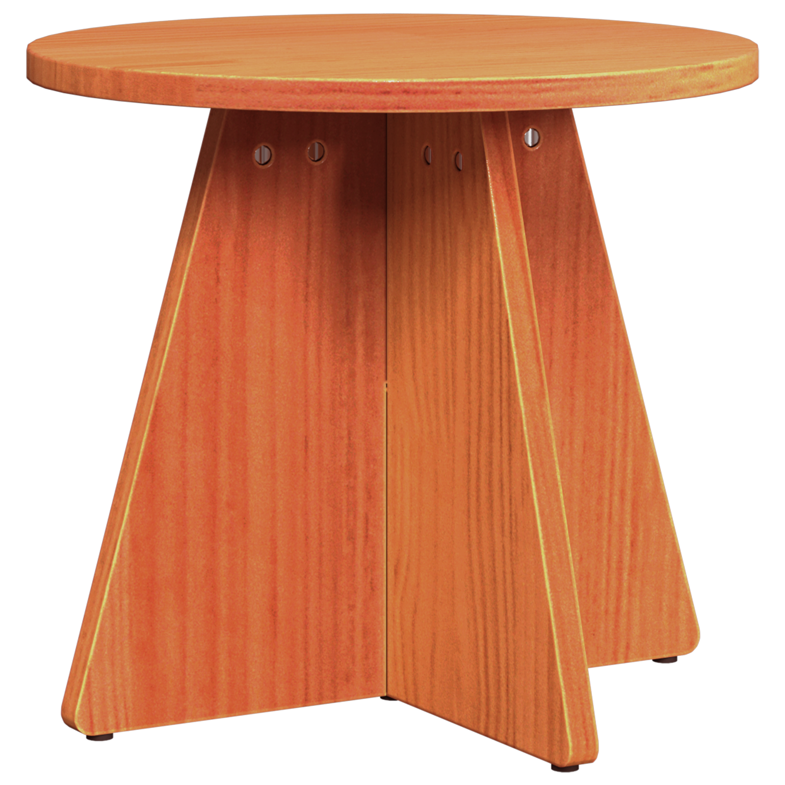 Salontafel 3 pcs Wasbruin 49 x 49 x 30 cm Massief grenenhout