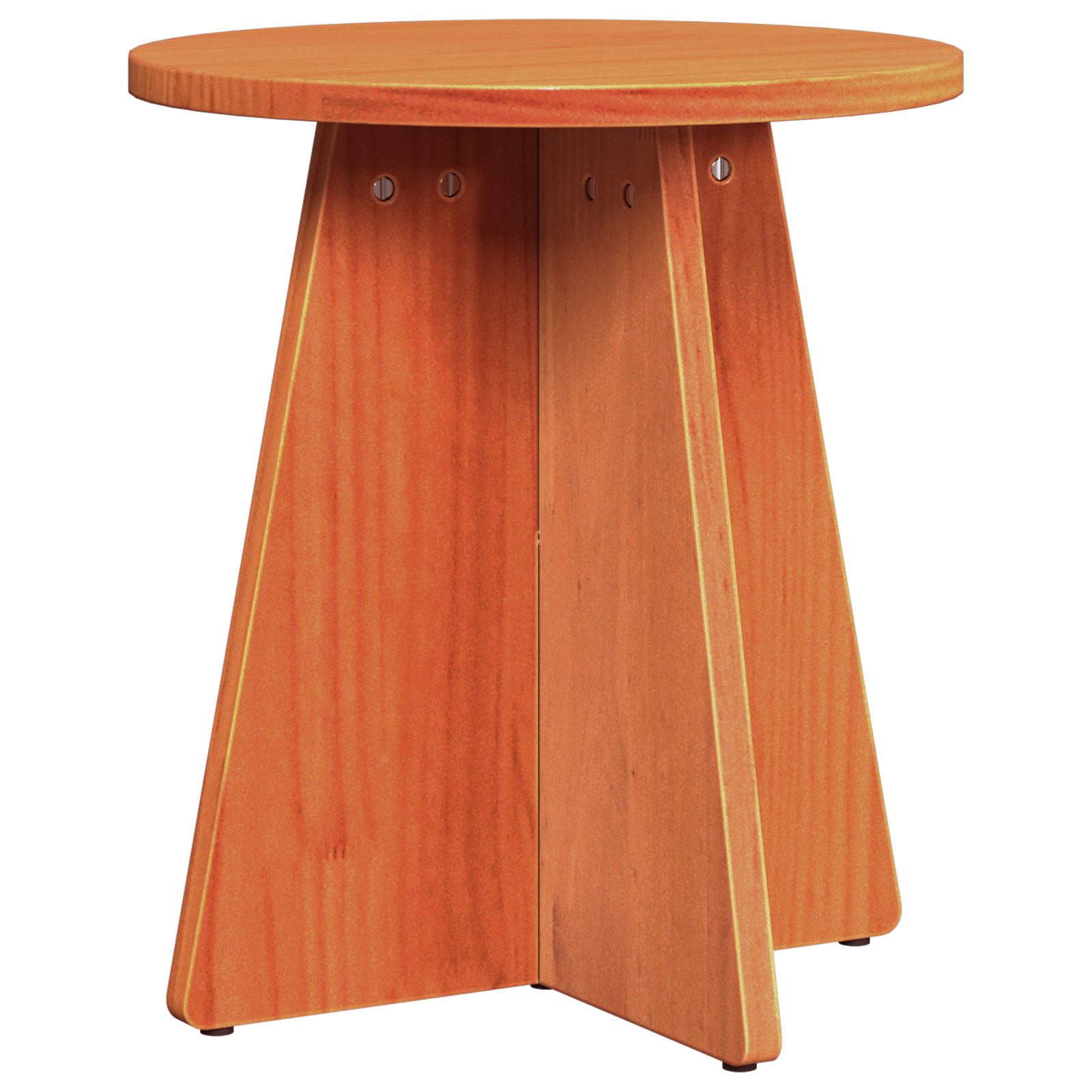 Salontafel 3 pcs Wasbruin 49 x 49 x 30 cm Massief grenenhout