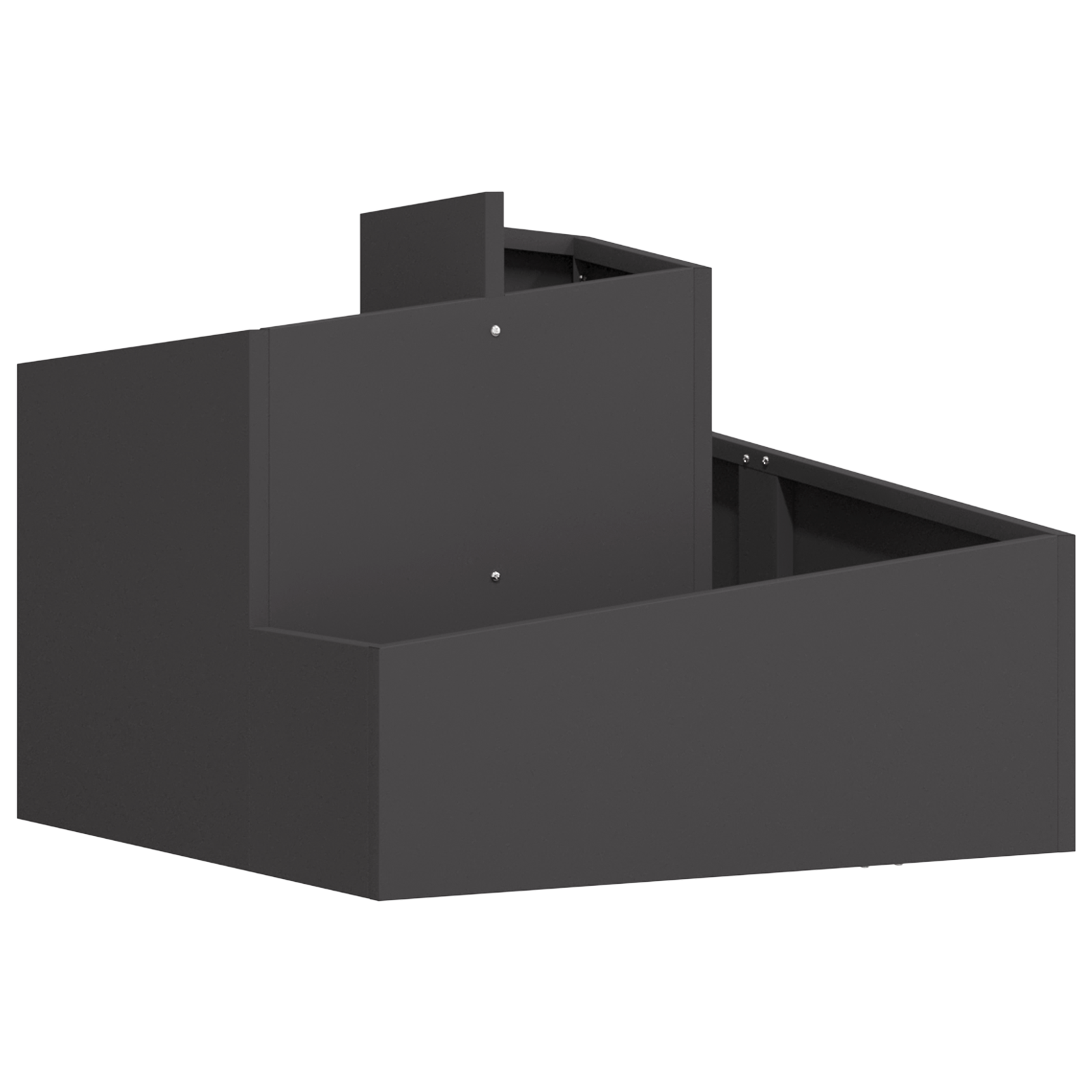 Plastic Planter Black High-density polyethylene Medium - Image 2
