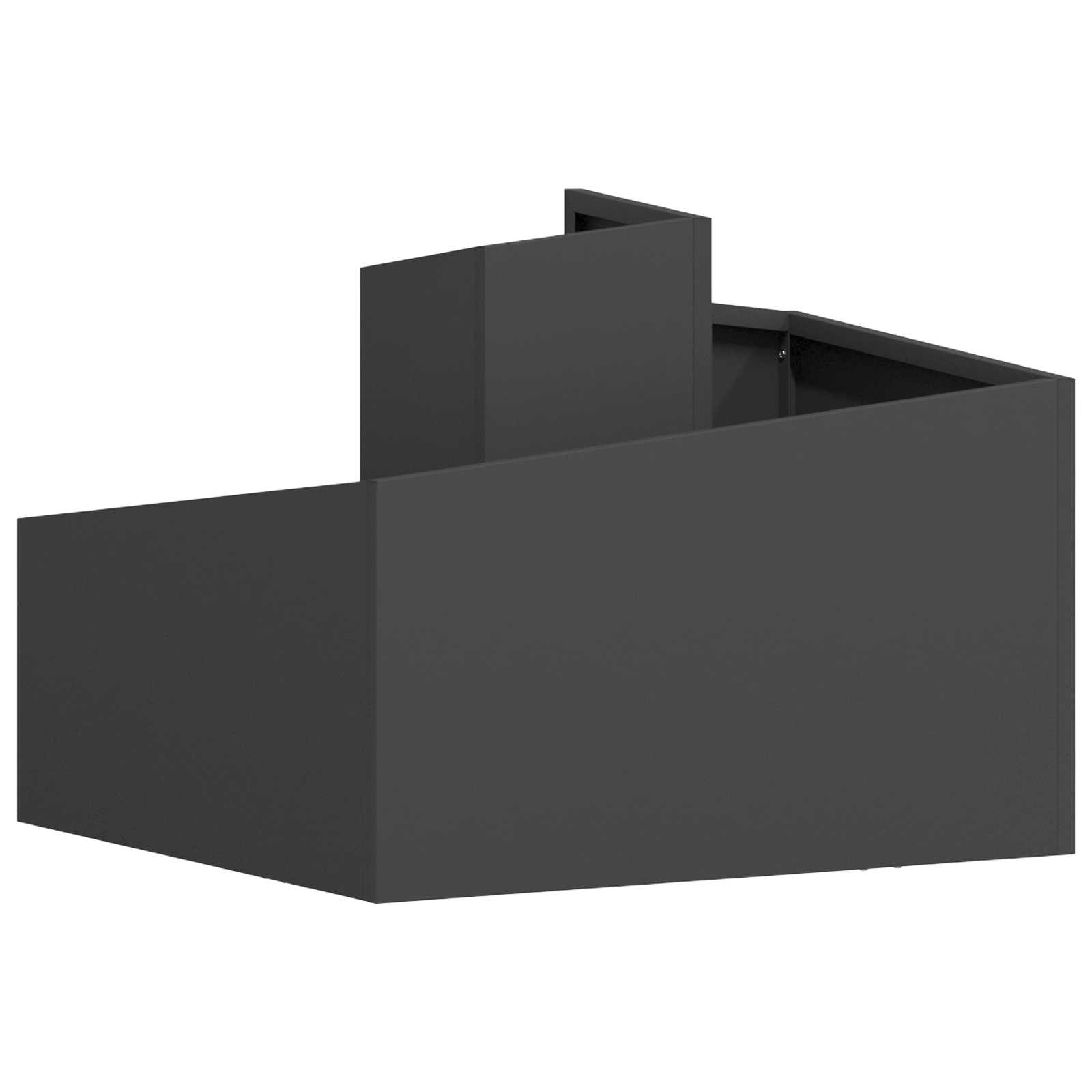 Plastic Planter Black High-density polyethylene Medium - Image 7