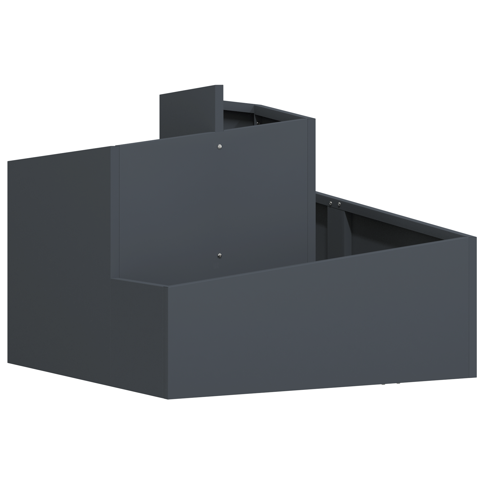 Plastic Planter Anthracite Plastic Medium Durable - Image 2