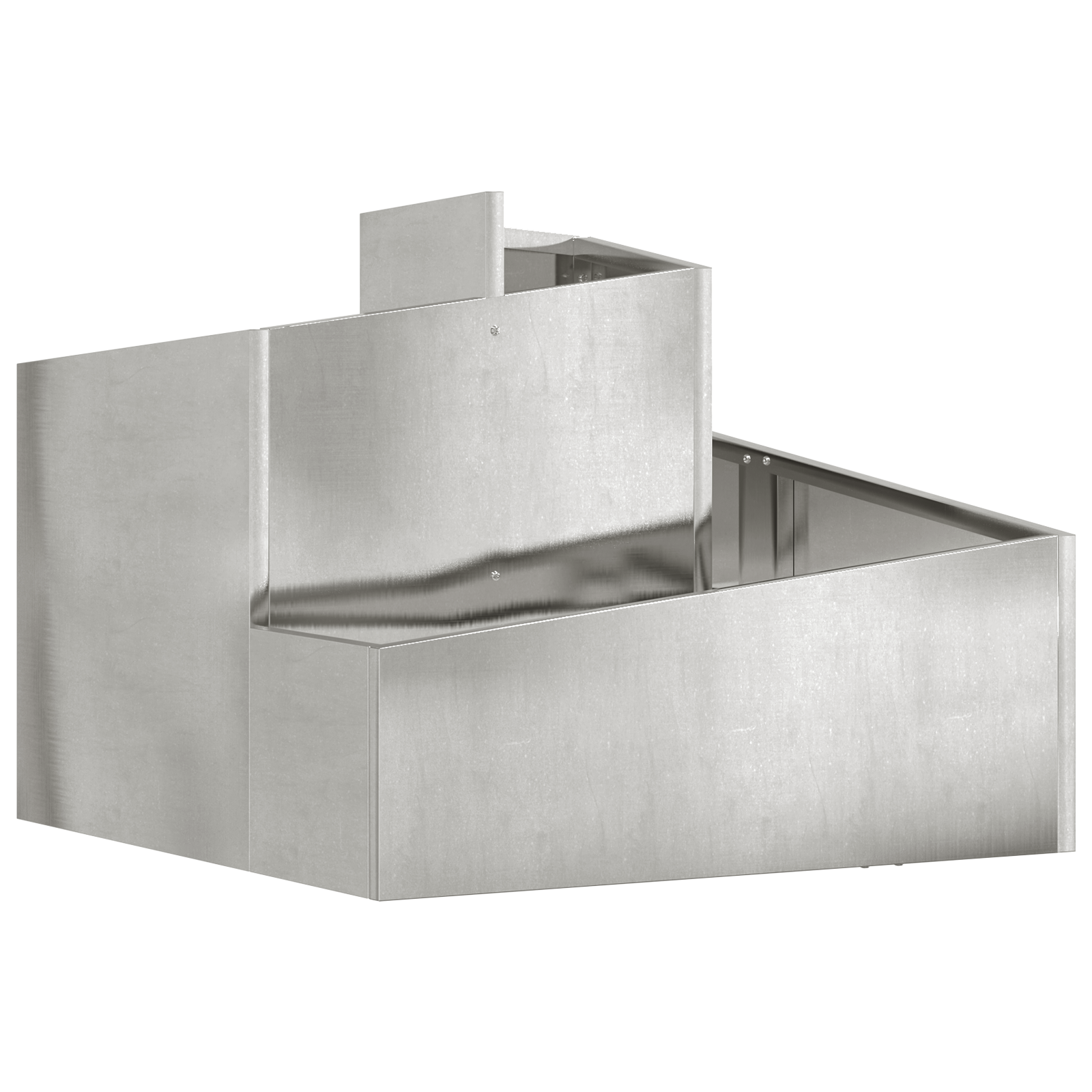 Metal Planter Galvanised Galvanised Steel Medium Metal Planter - Image 2