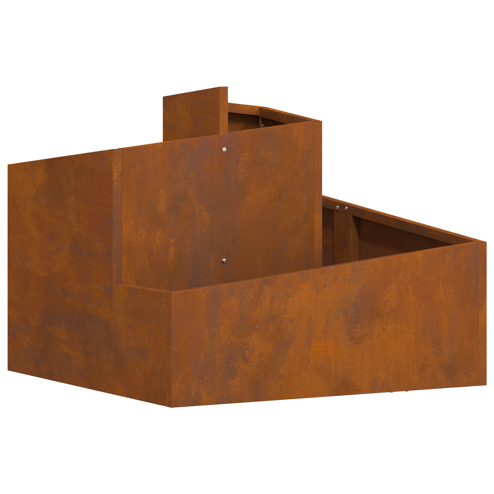 Pots & Planters Corten Steel Medium Durable Metal Planter - Image 2