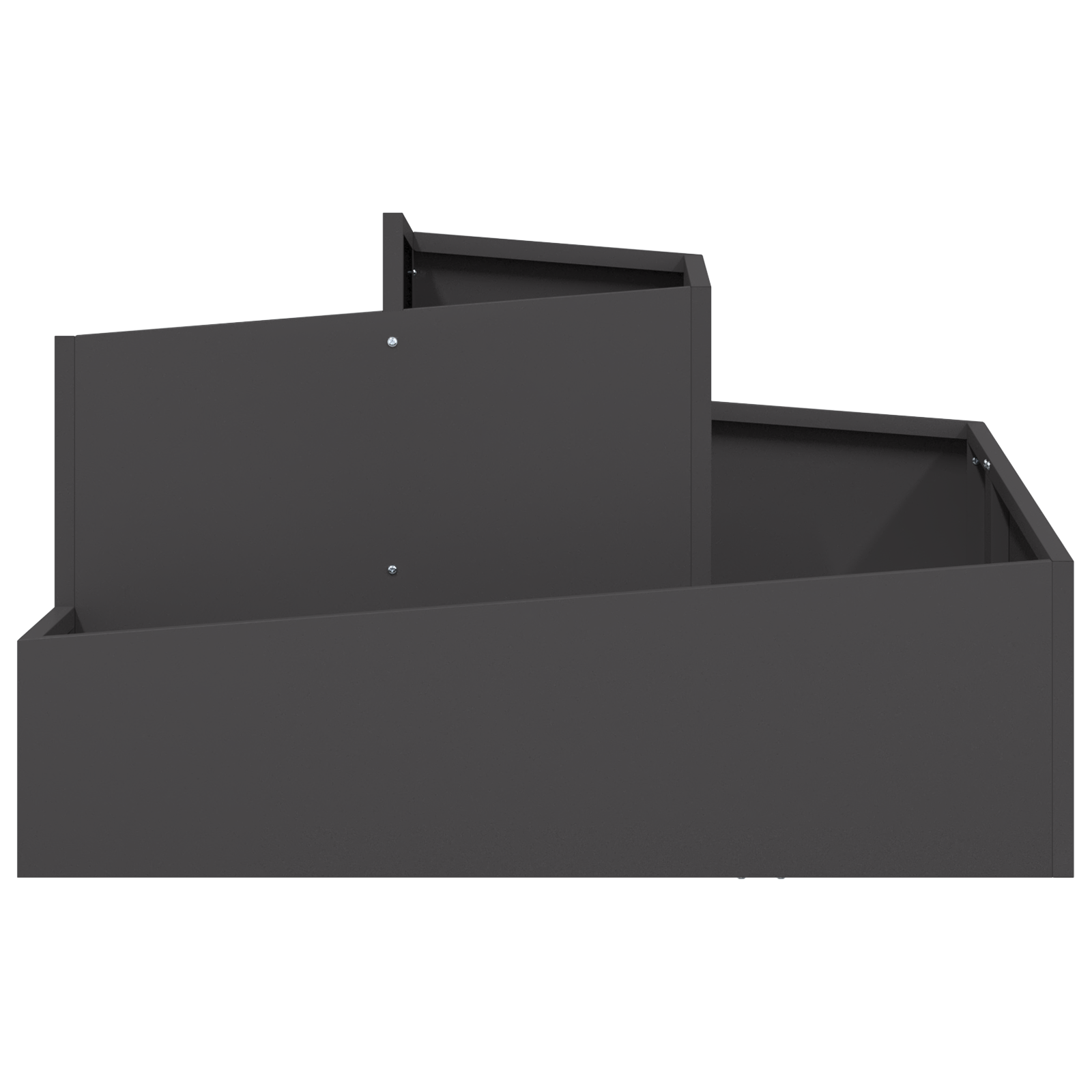 Planter Black 80x80x50 cm Cold-rolled Steel - Image 5