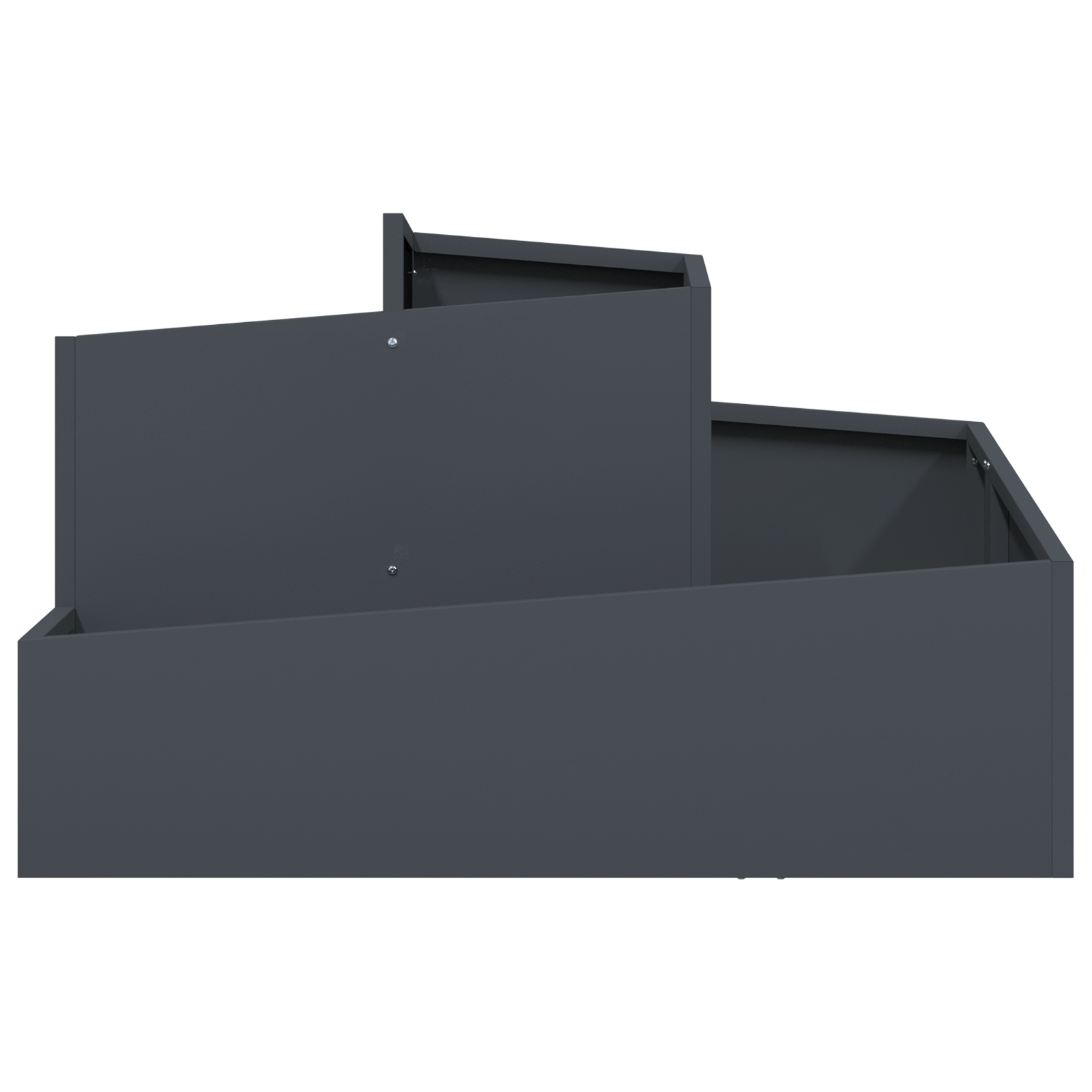 Planter Anthracite 80x80x50 cm Cold-rolled Steel - Image 5