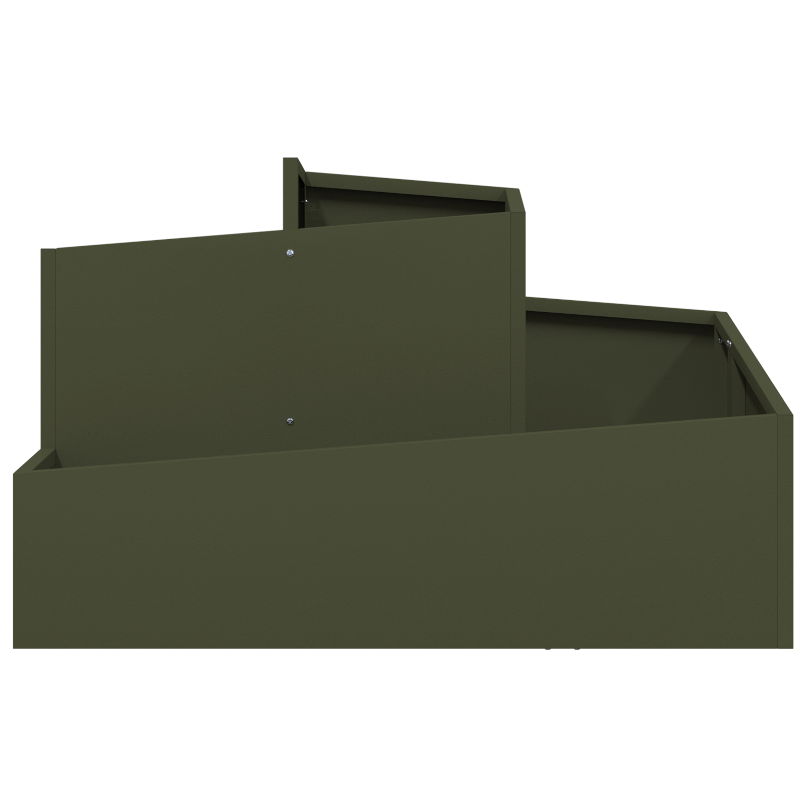 Planter Olive Green 80x80x50 cm Cold-rolled Steel - Image 5