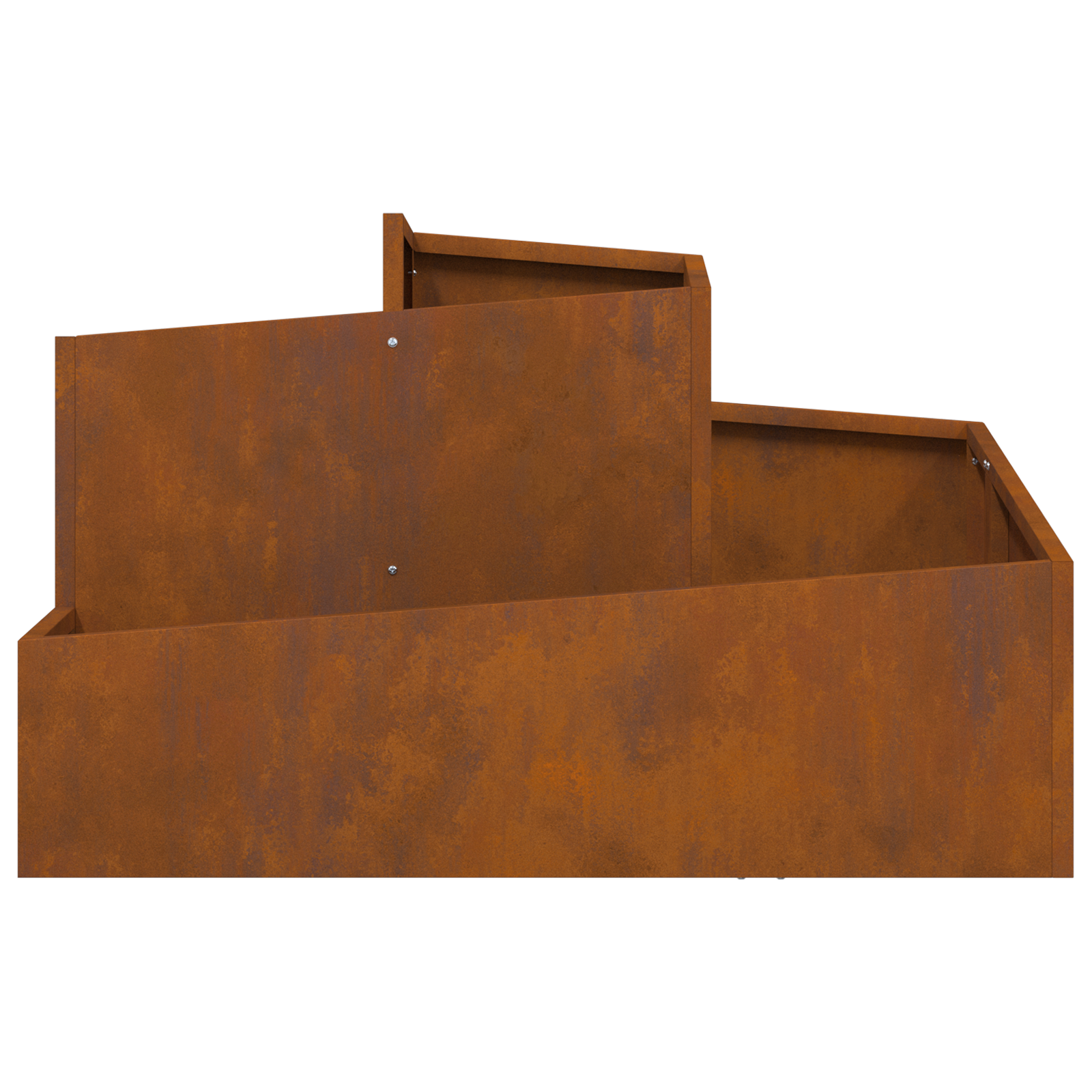 Planter 80x80x50 cm Weathering Steel - Image 6