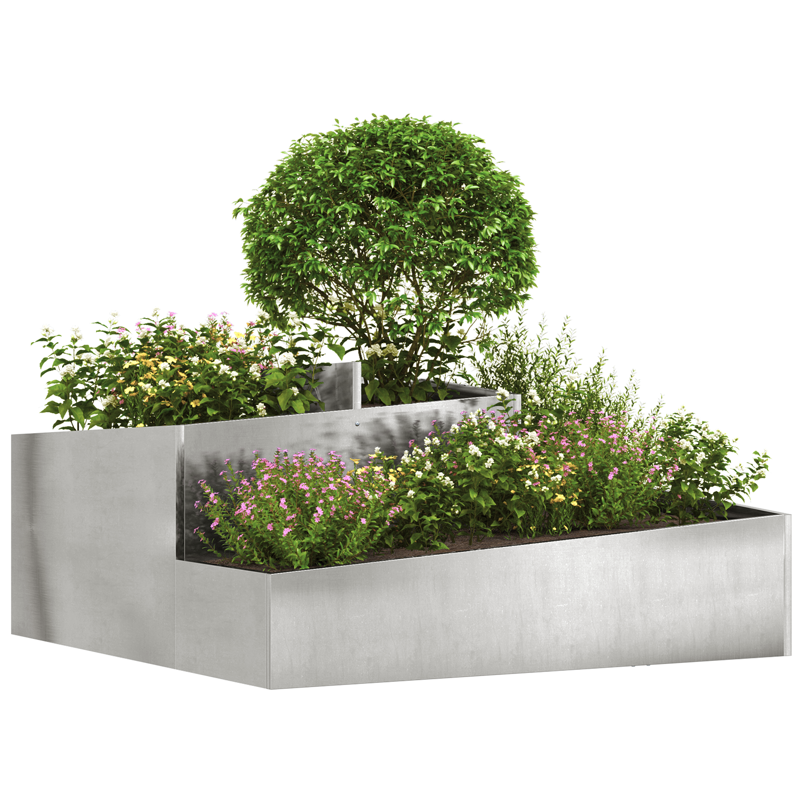 Pots & Planters Stainless Steel Medium Planters Metal Planter - Image 3