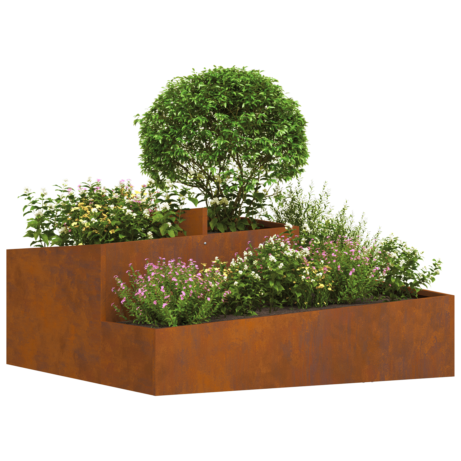 Pots & Planters Corten steel Large Durable Metal Planter - Image 3