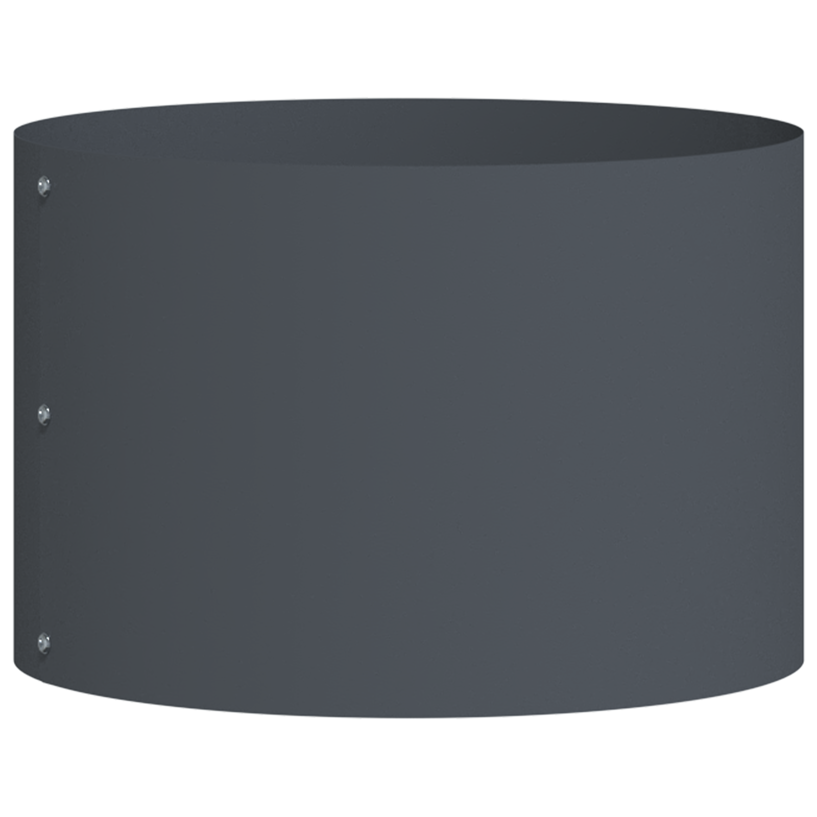 Anthracite Metal Pot Anthracite Metal Medium Decorative Inlays - Image 2