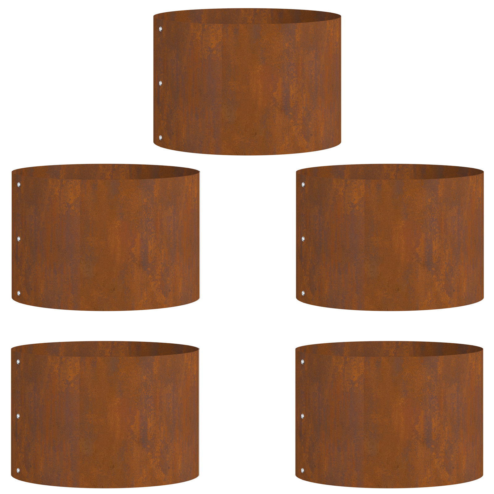 Corten Steel Pot Set Corten steel Medium Durable - Image 2