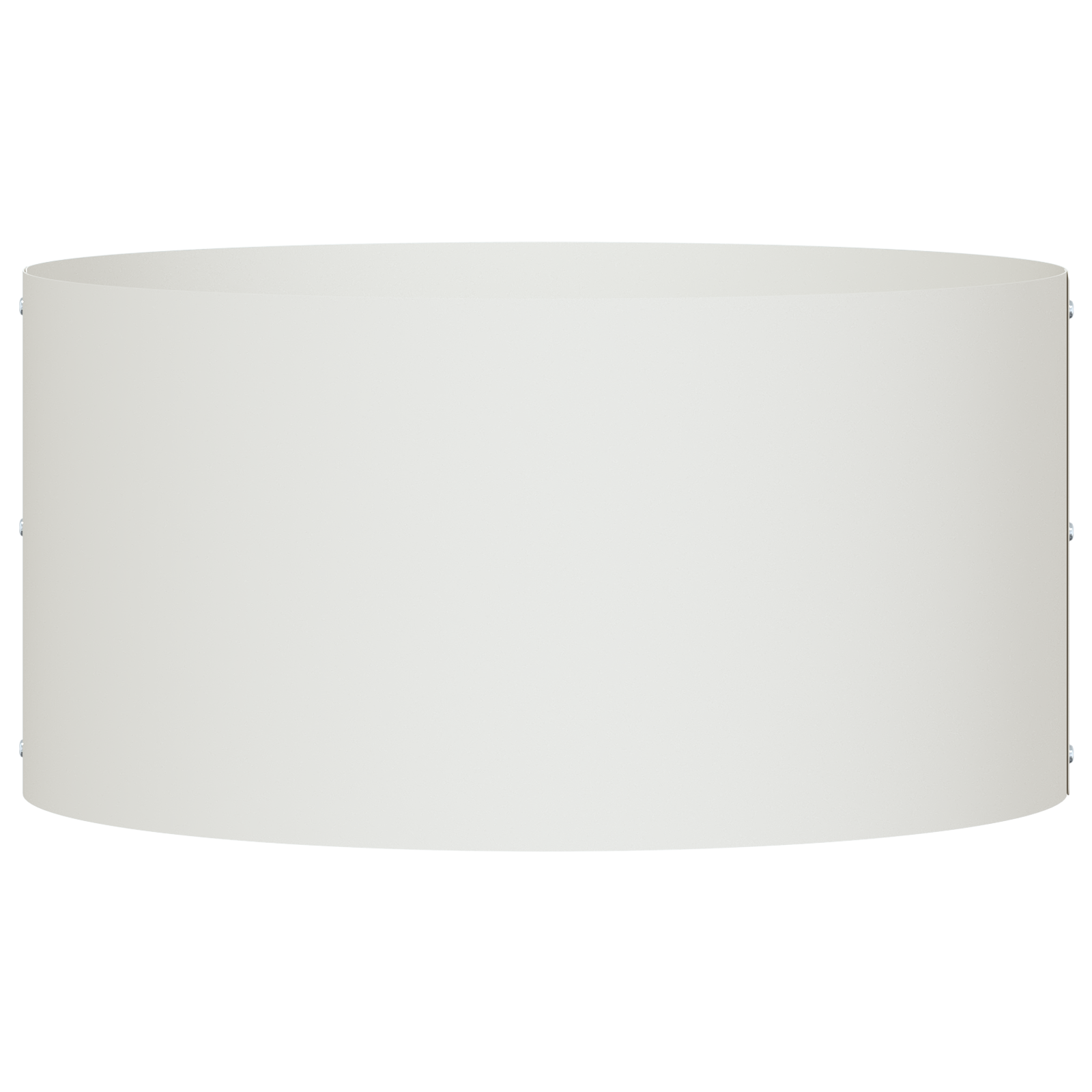 Large White Metal Pot White Metal Large Planters - Image 5