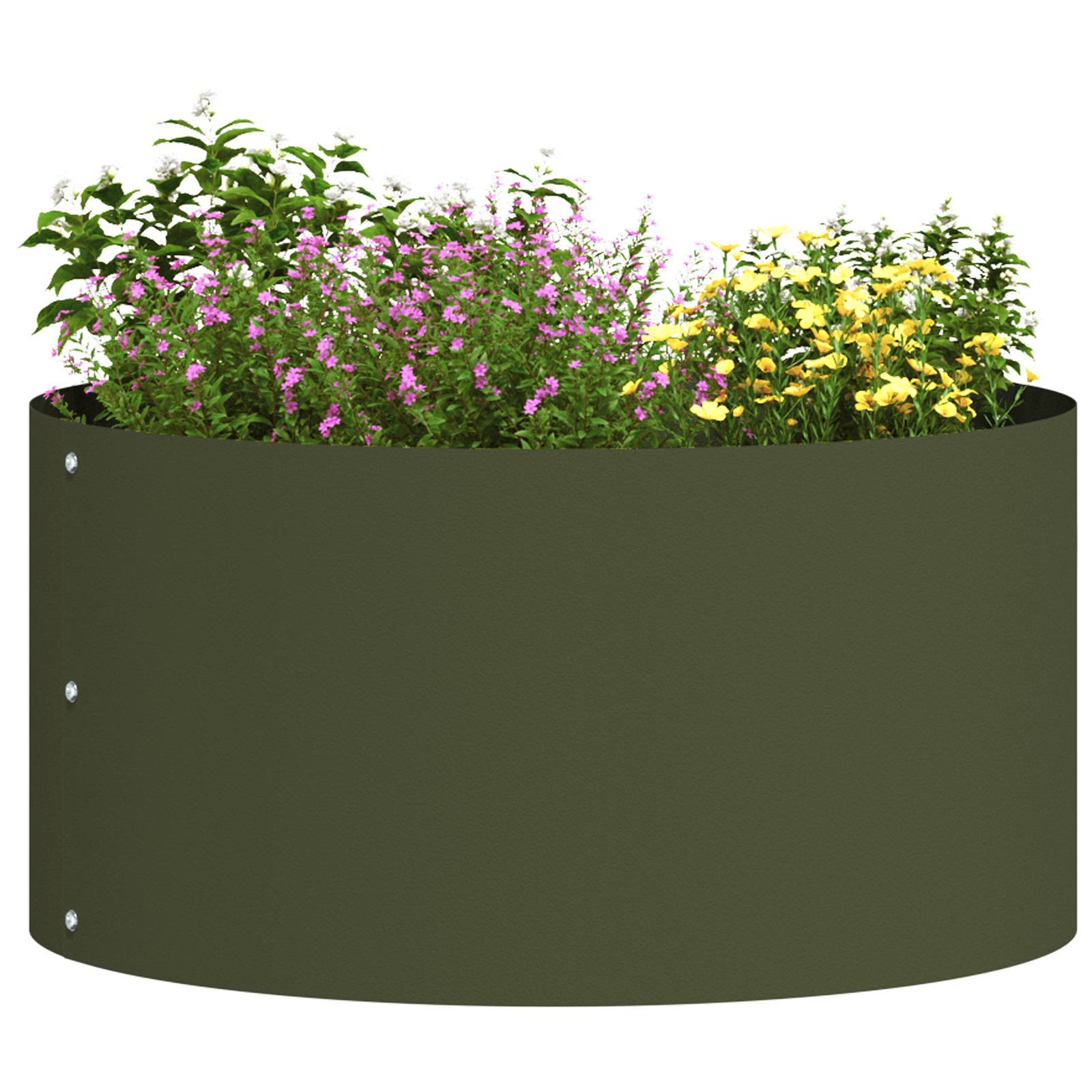 Olive Green Planter Olive green Metal Medium Durable - Image 3