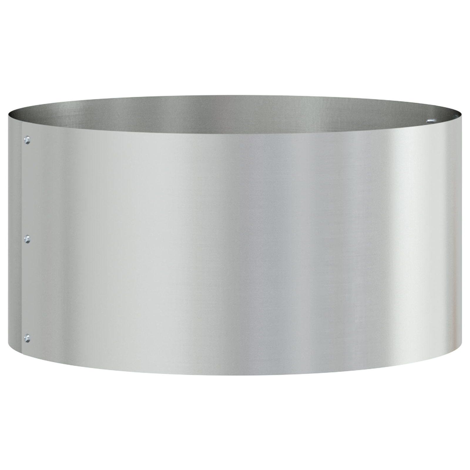 Grey Metal Pot Galvanised Metal Small Decorative Inlays - Image 2