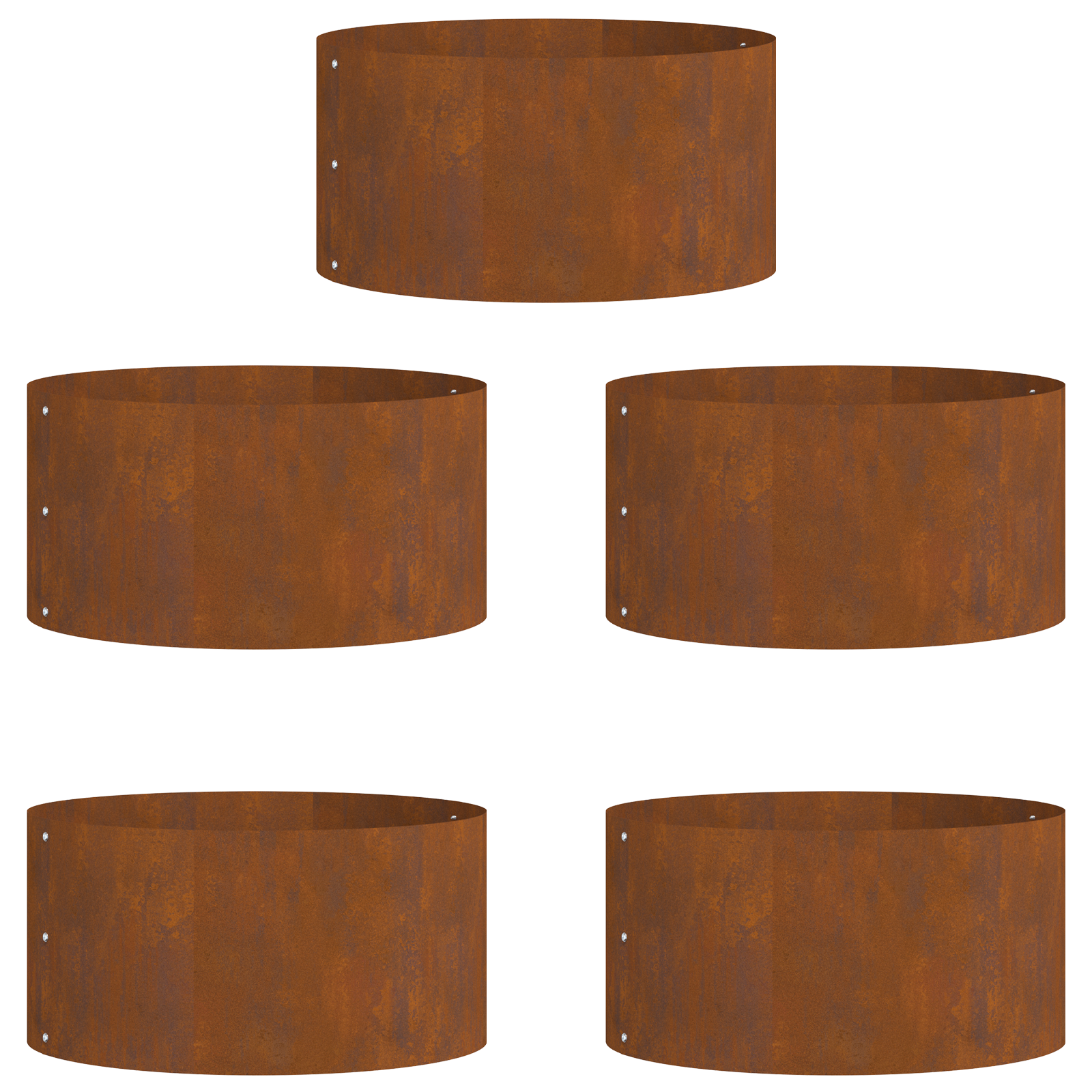 Corten Steel Planter Corten steel Large Durable - Image 2