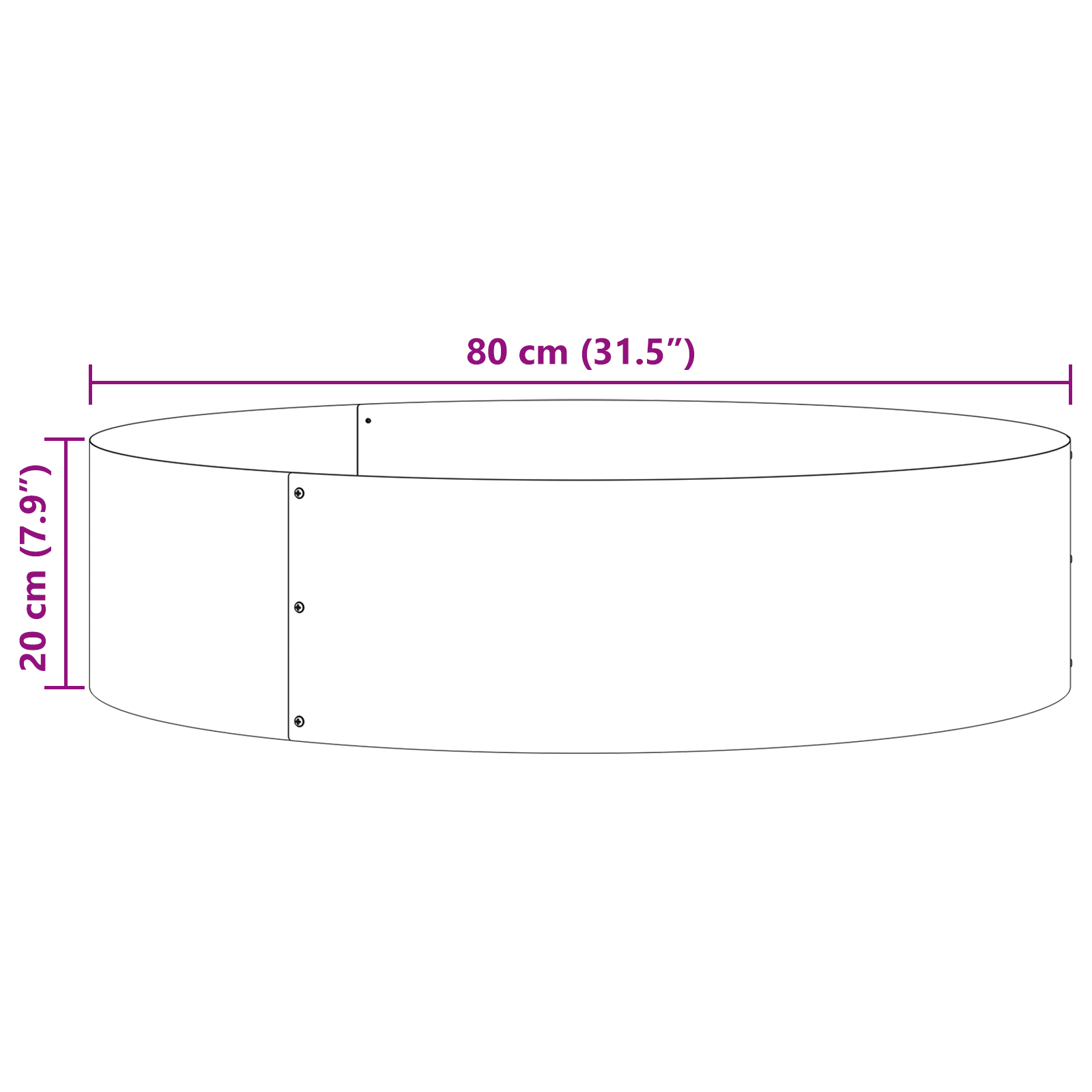 Stainless Steel Planters Stainless steel Large Durable - Picture 8 of 8