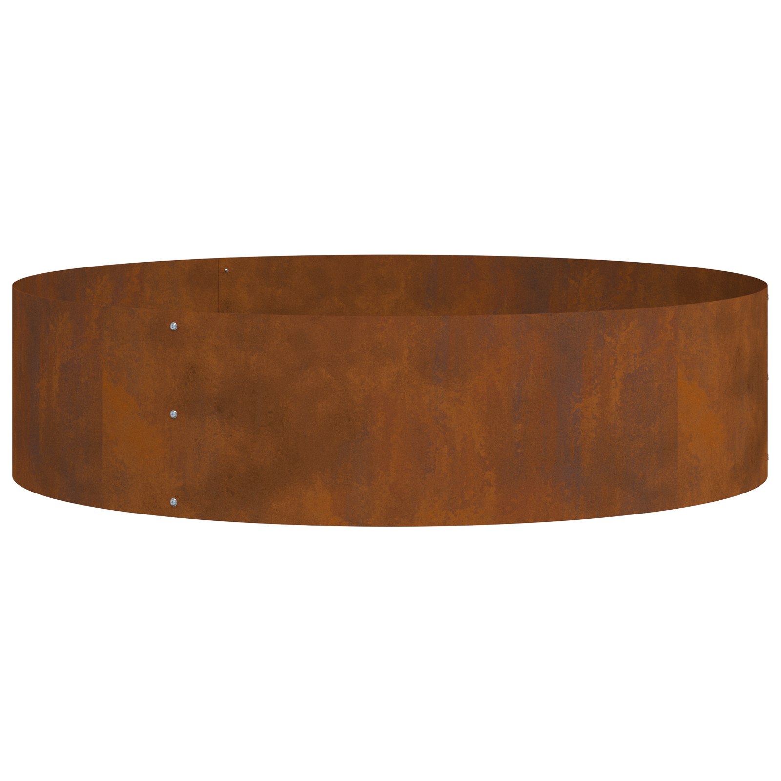 Fioriere In Acciaio Corten Acciaio Corten Grande Intarsi Decorativi - Foto 5 di 6
