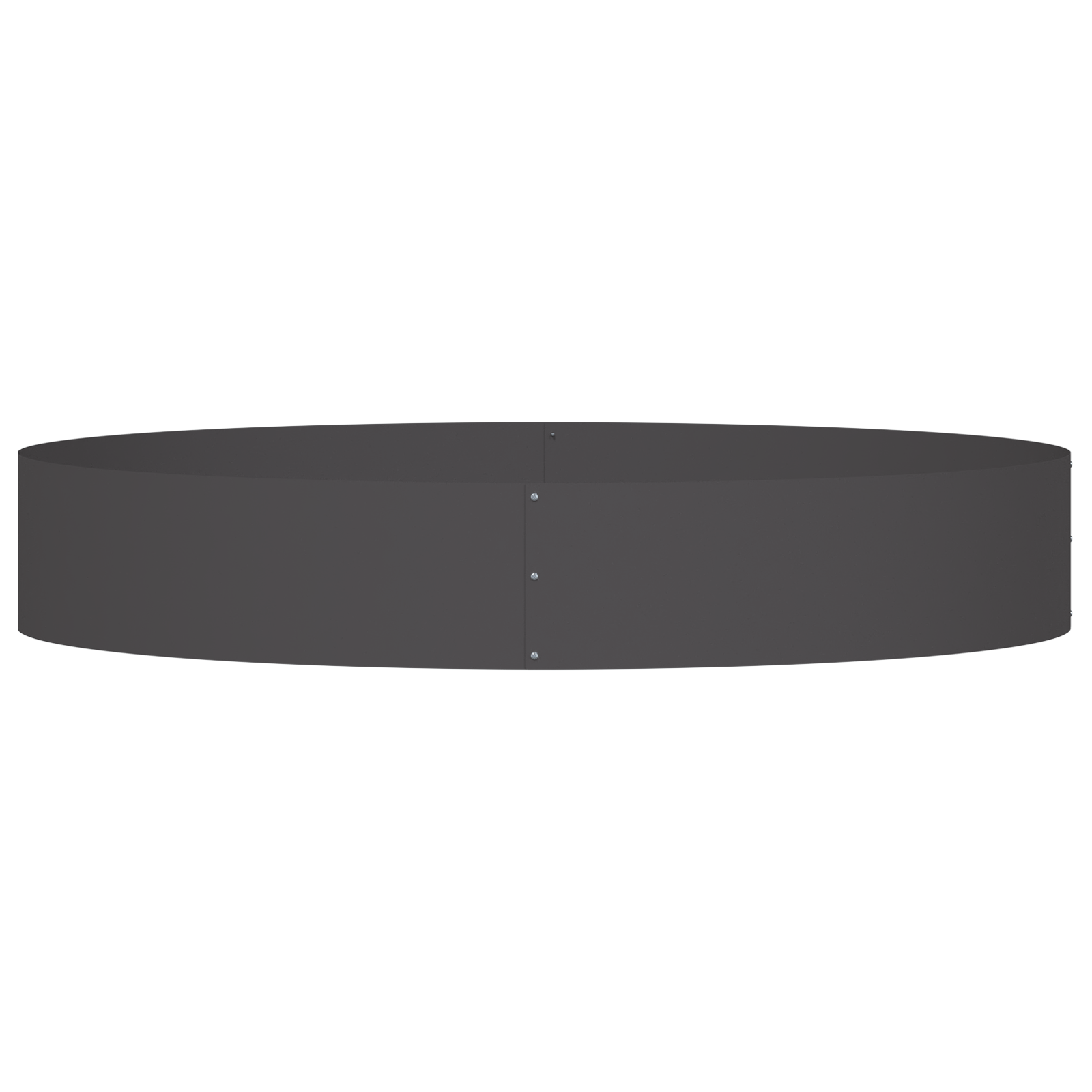 Large Black Metal Pot Black Metal Large Black Metal Planter - Image 5