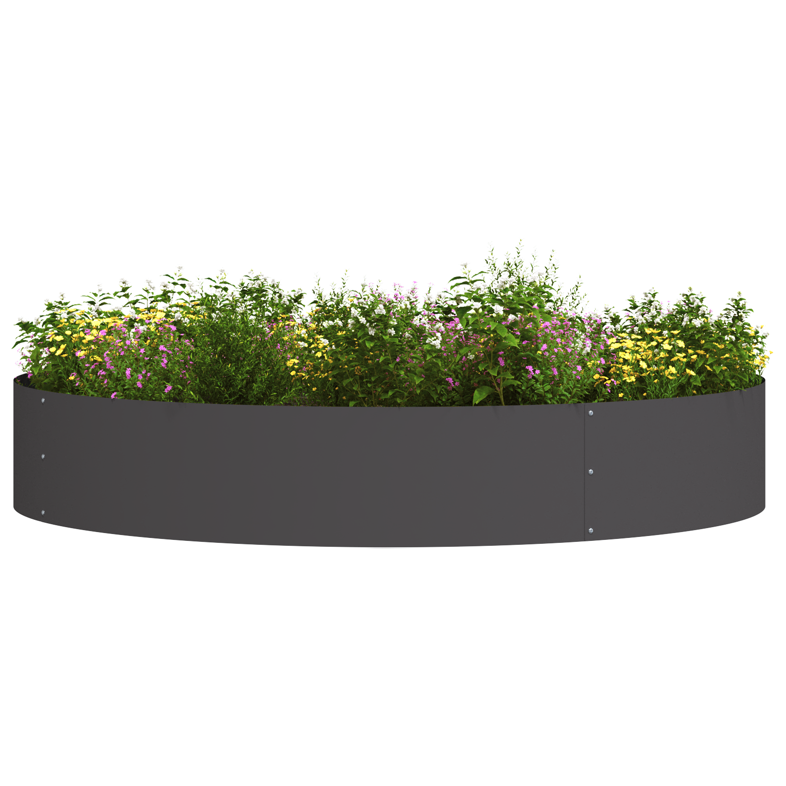 Black Planters Set Black Metal Large Durable Metal Planters - Image 3