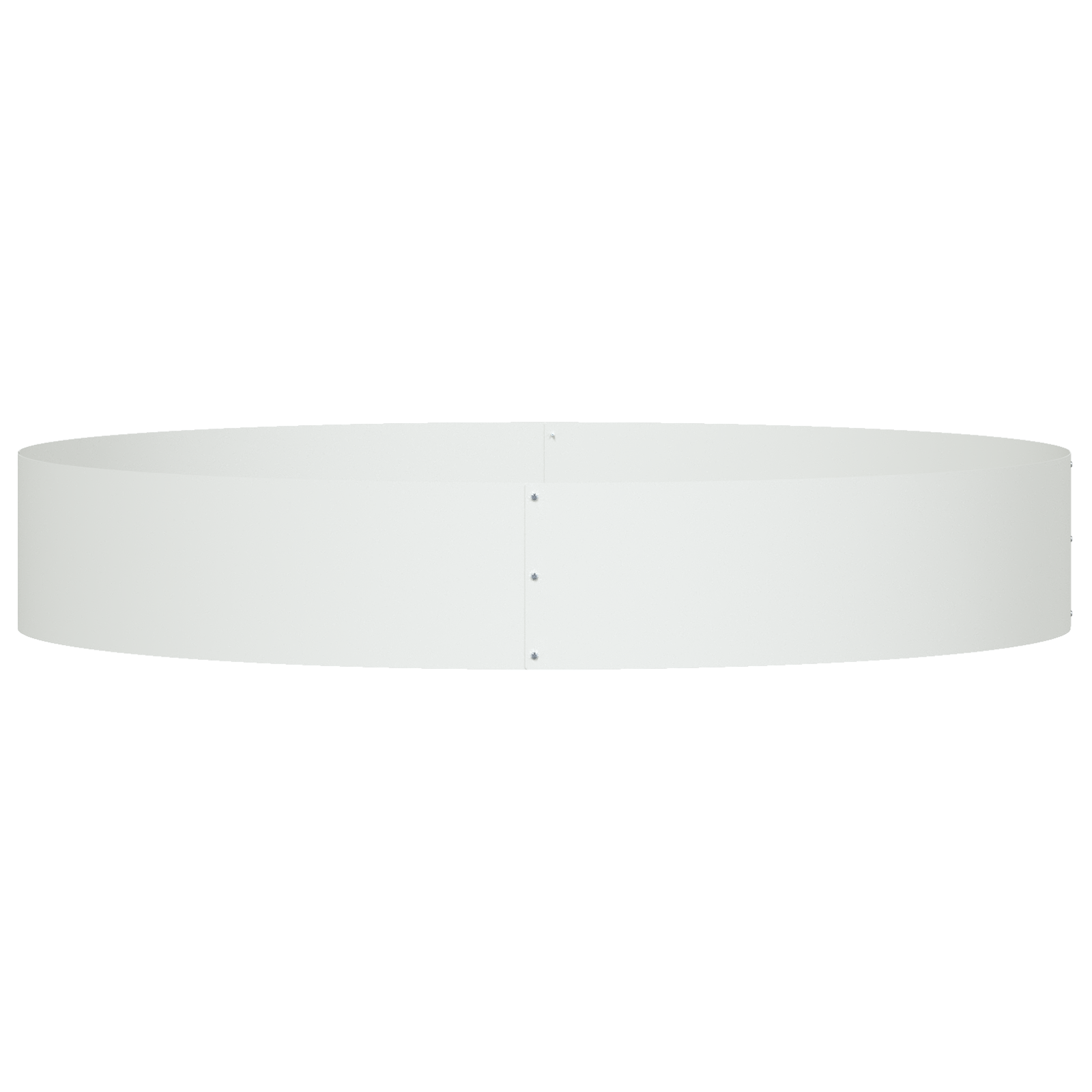 White Metal Pot White Metal Large White Plant Pot Circular - Image 5