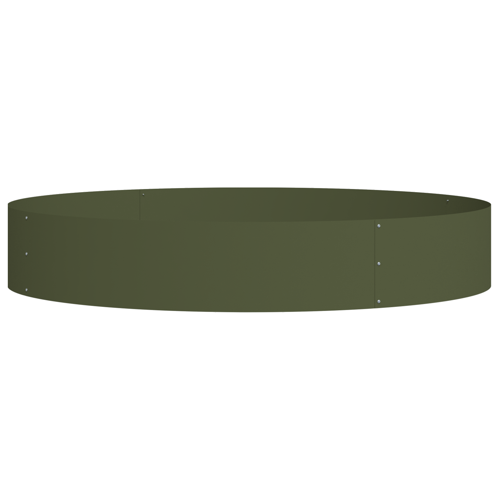 Olive Green Planters Olive Green Metal Large Planters - Image 5