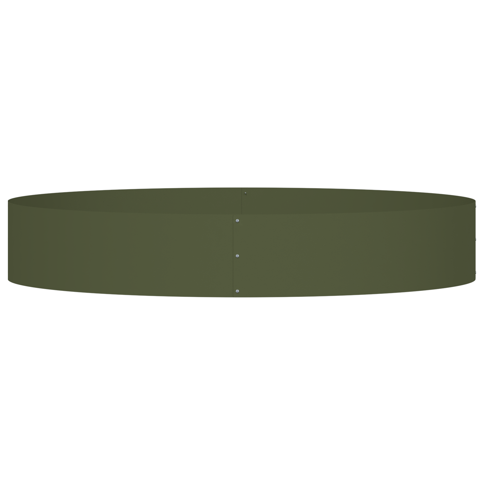 Olive Green Planters Olive Green Metal Large Planters - Image 6