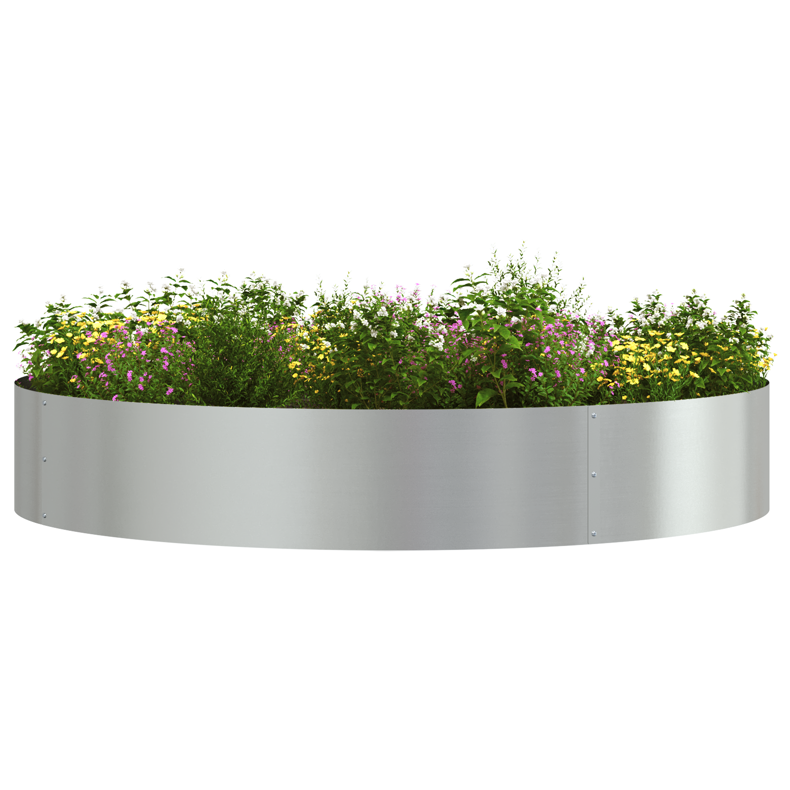 Galvanised Metal Planters Galvanised Galvanised metal Large - Image 3