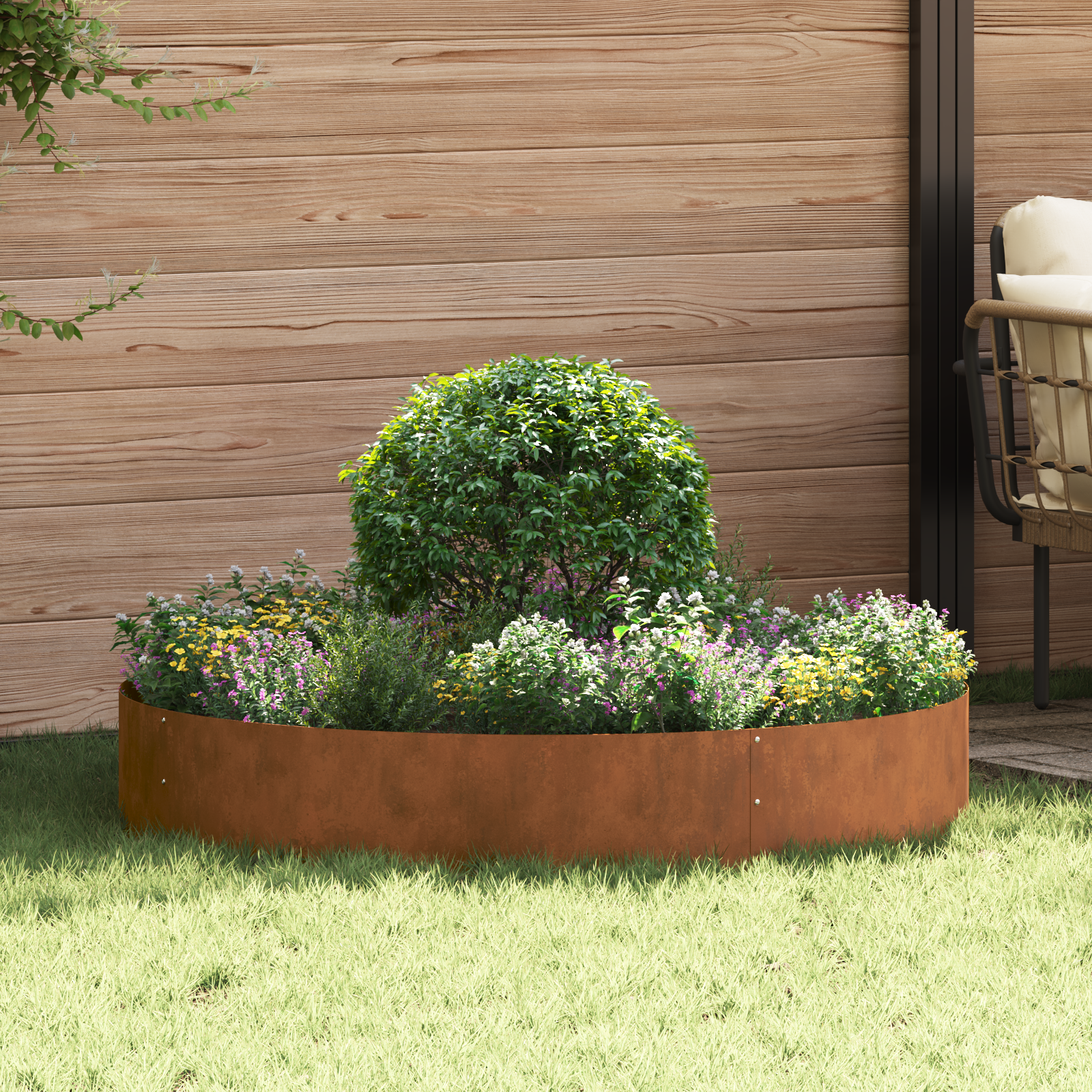 Corten Staal Pot Corten Staal Groot Duurzaam